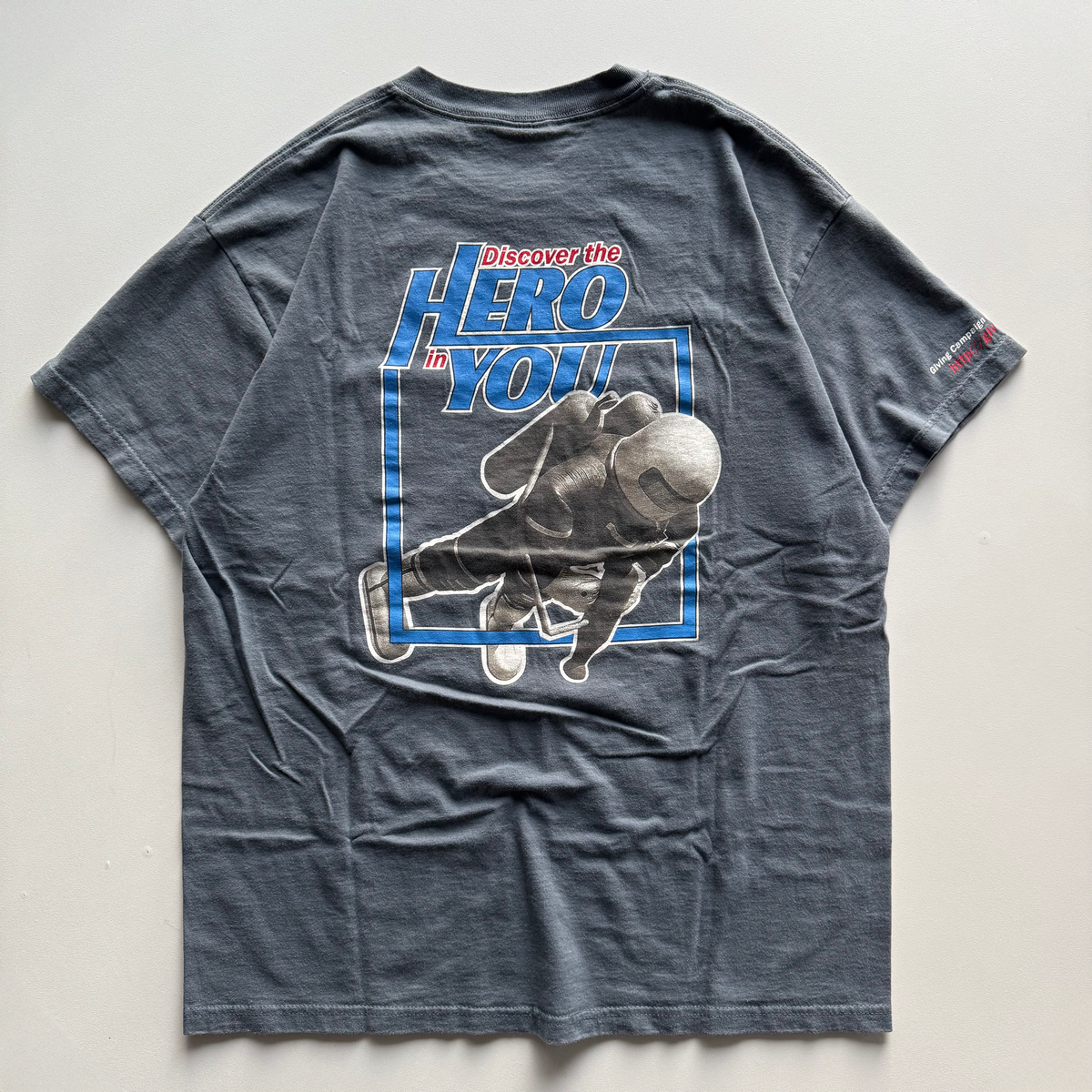 Vintage 2001 Microsoft Giving Campaign Hero Tee