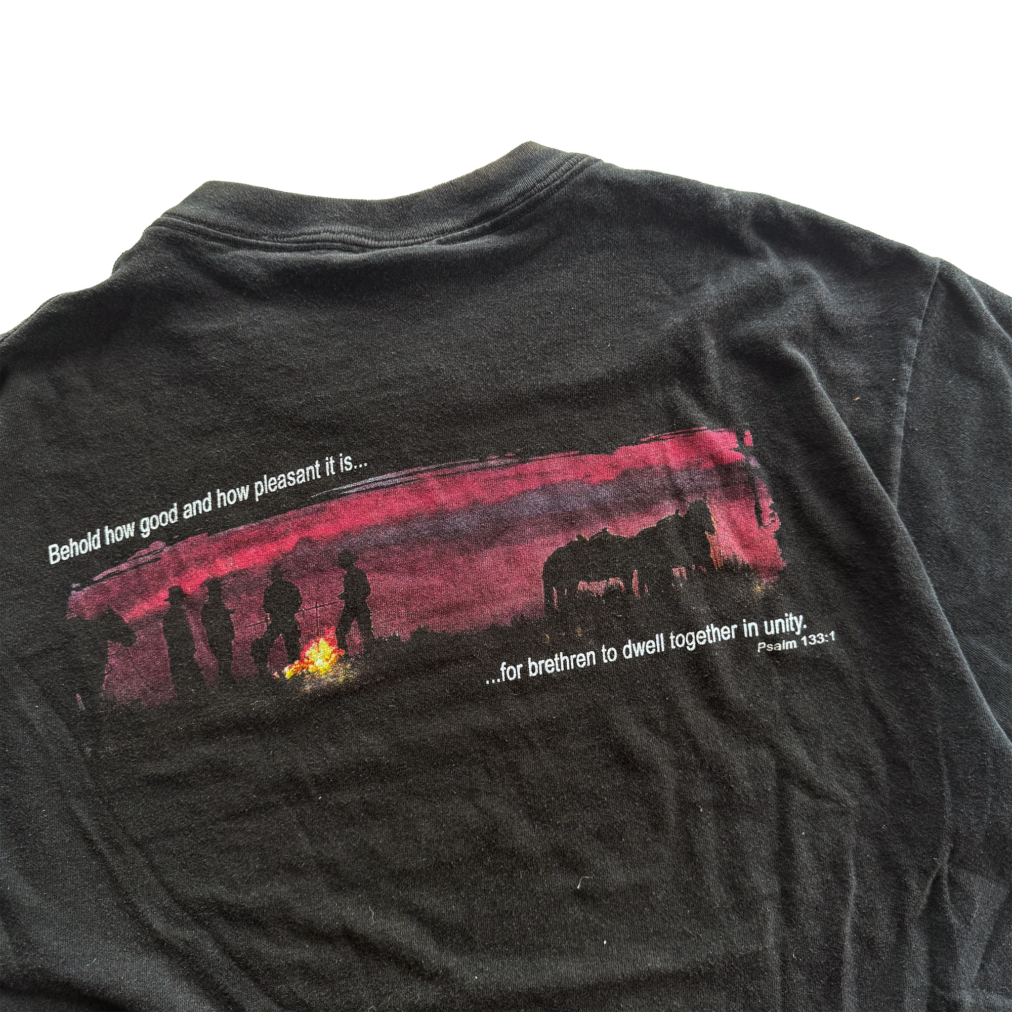 Vintage Cowboy Up Christian Tee