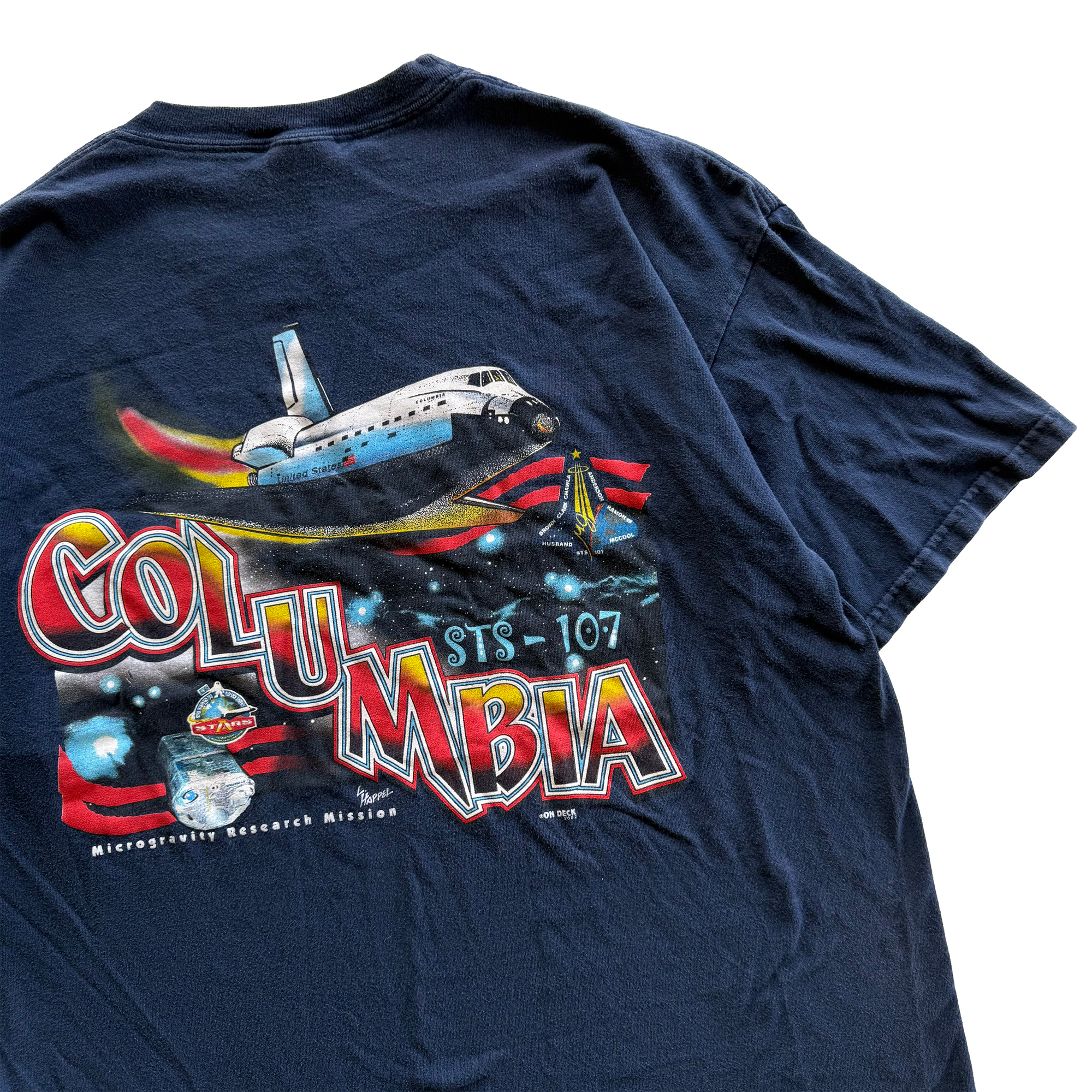 Vintage 2002 NASA STS-107 Columbia Tee