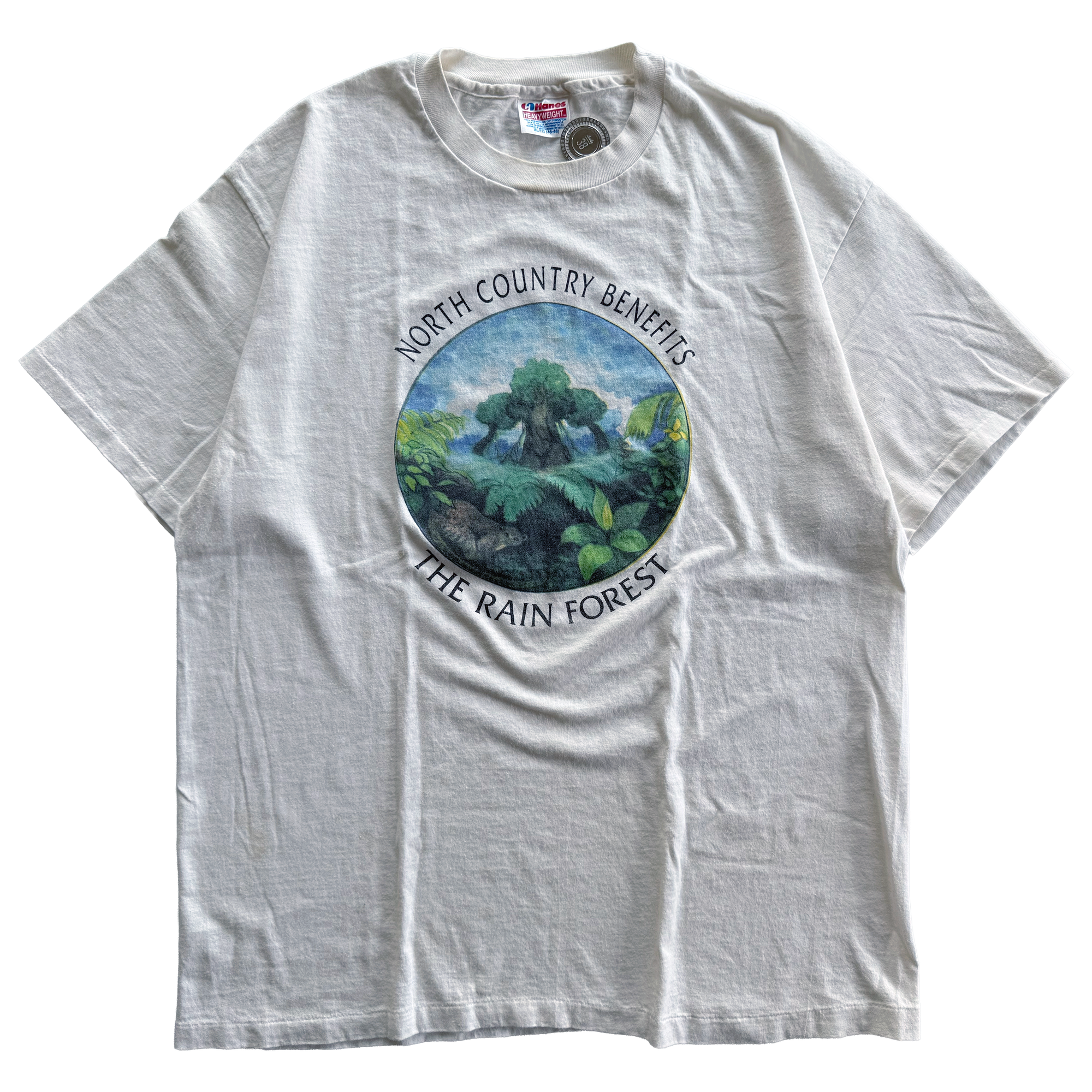Vintage 1992 Rain Forest Conservation Nature Tee