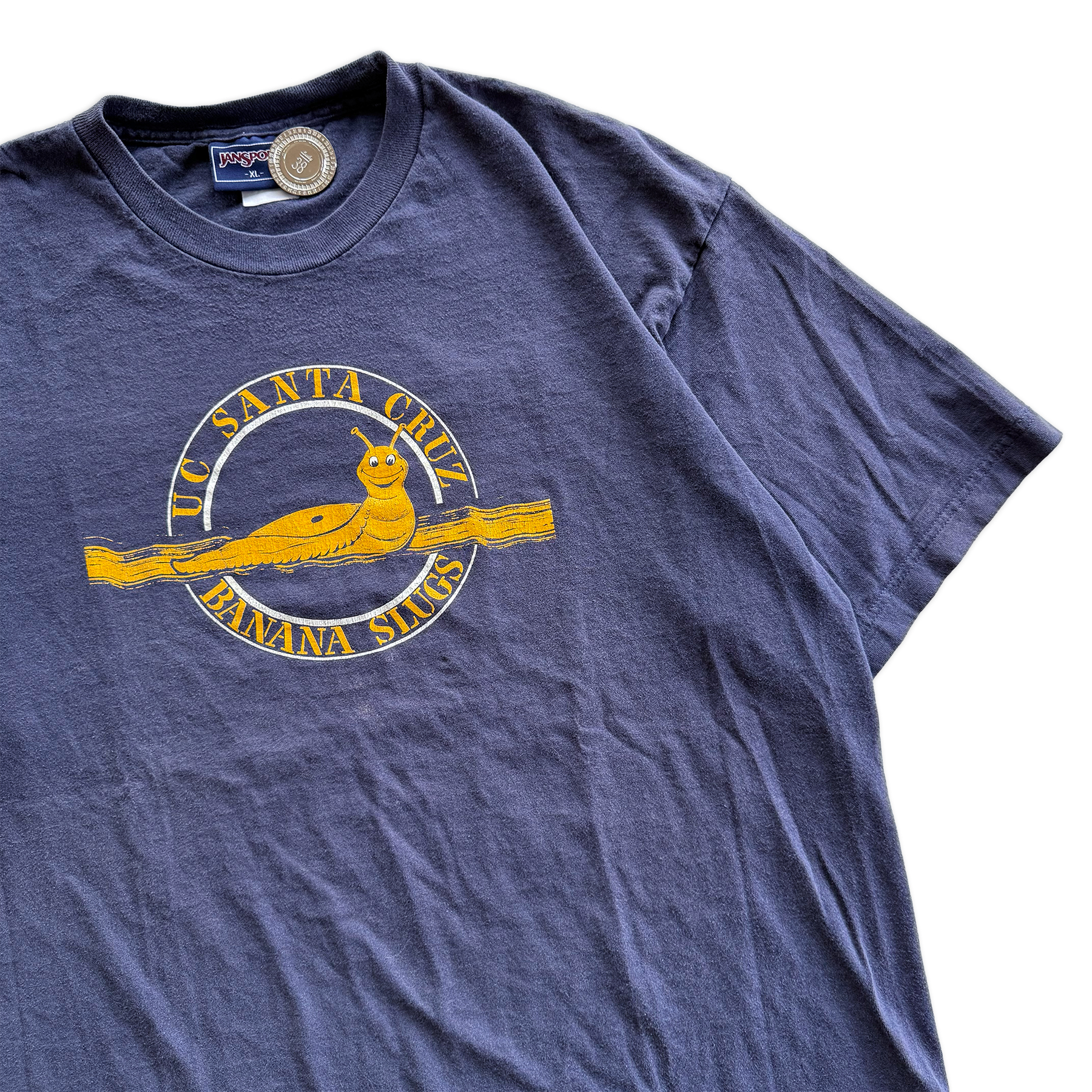 Vintage 2000s UC Santa Cruz Banana Slugs Slimed Tee