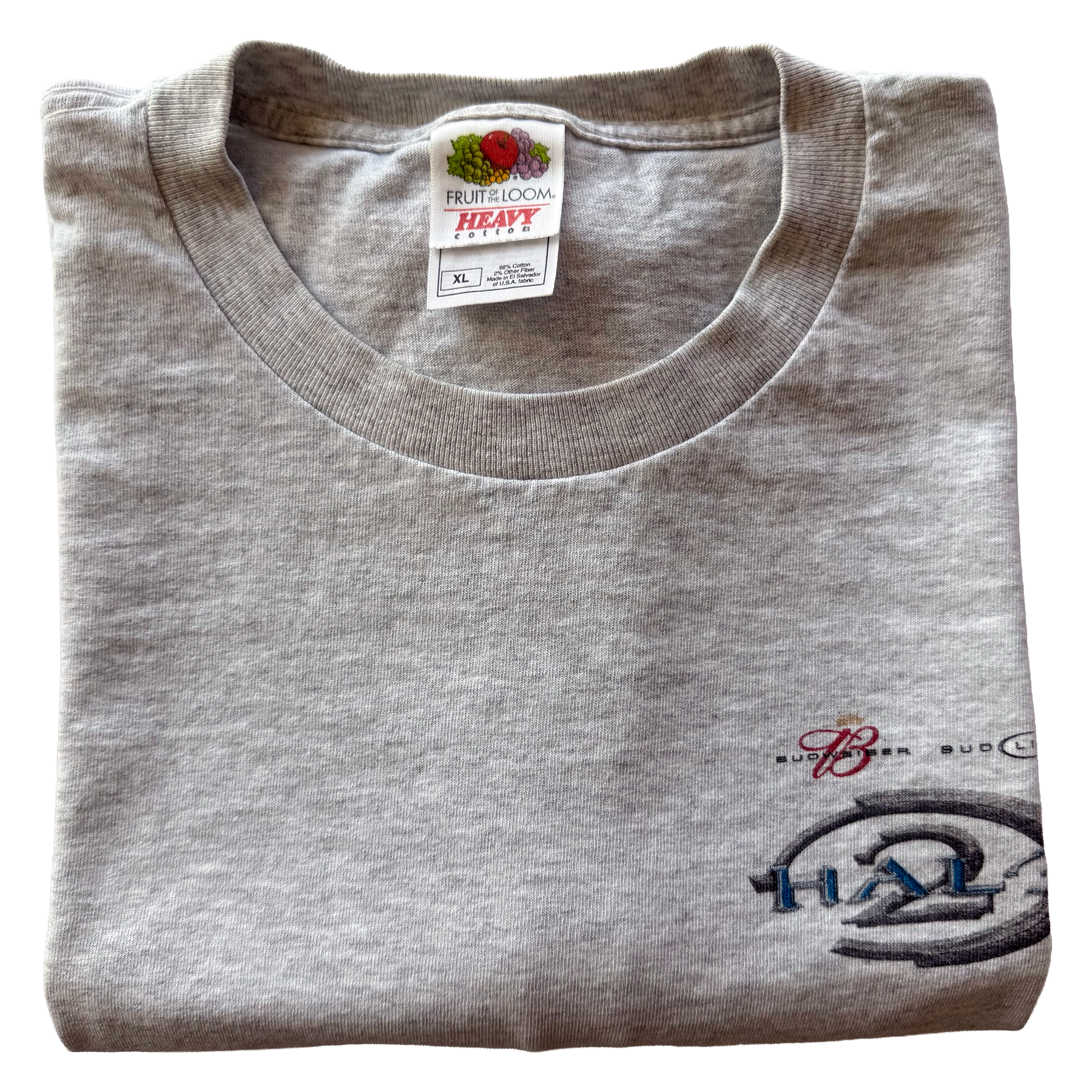 Vintage 2004 Halo 2 x Budweiser LAN Tournament Promo Tee
