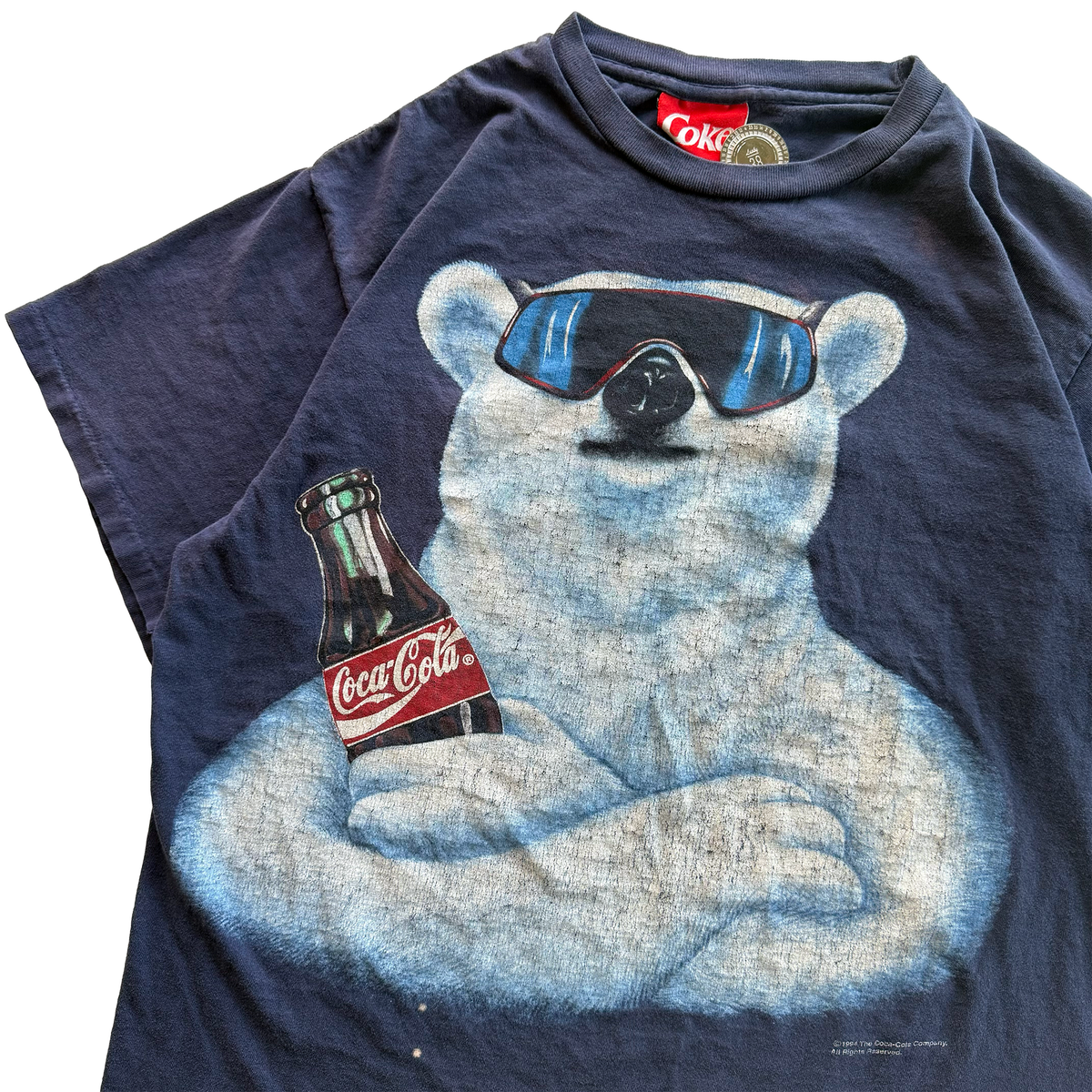 Vintage 1994 Coca Cola Coke Polar Bear Tee