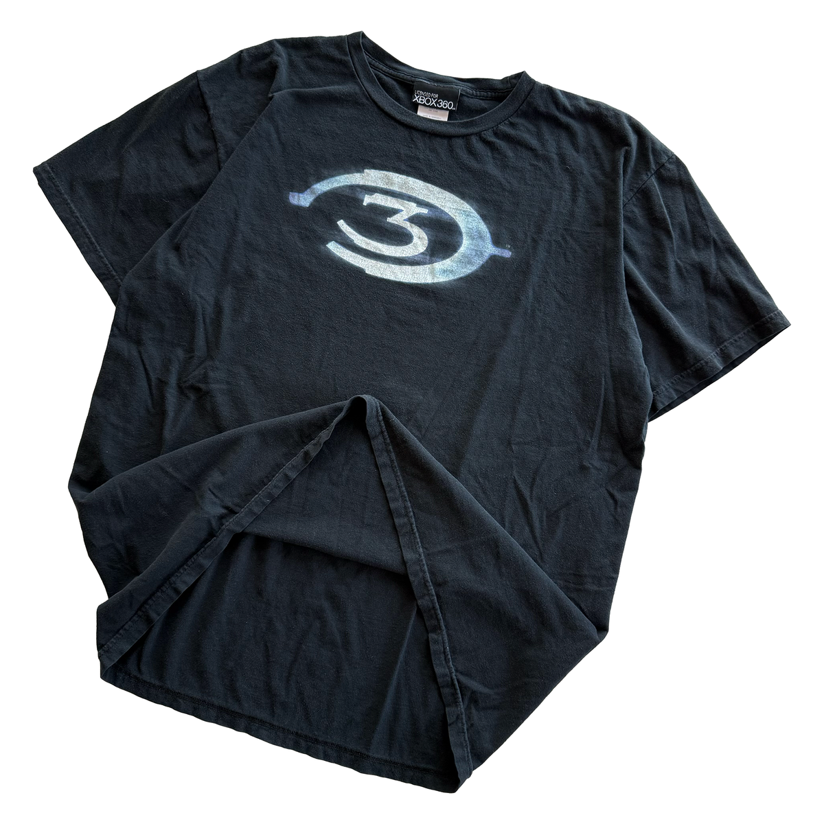Vintage 2007 Halo 3 Logo Finish The Fight Promo Tee