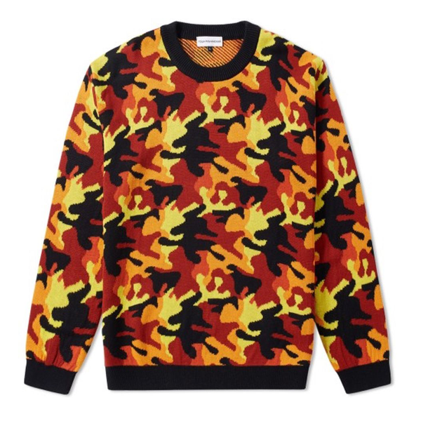 Gosha Rubchinskiy FW16 Fall Camouflage Wool Sweater