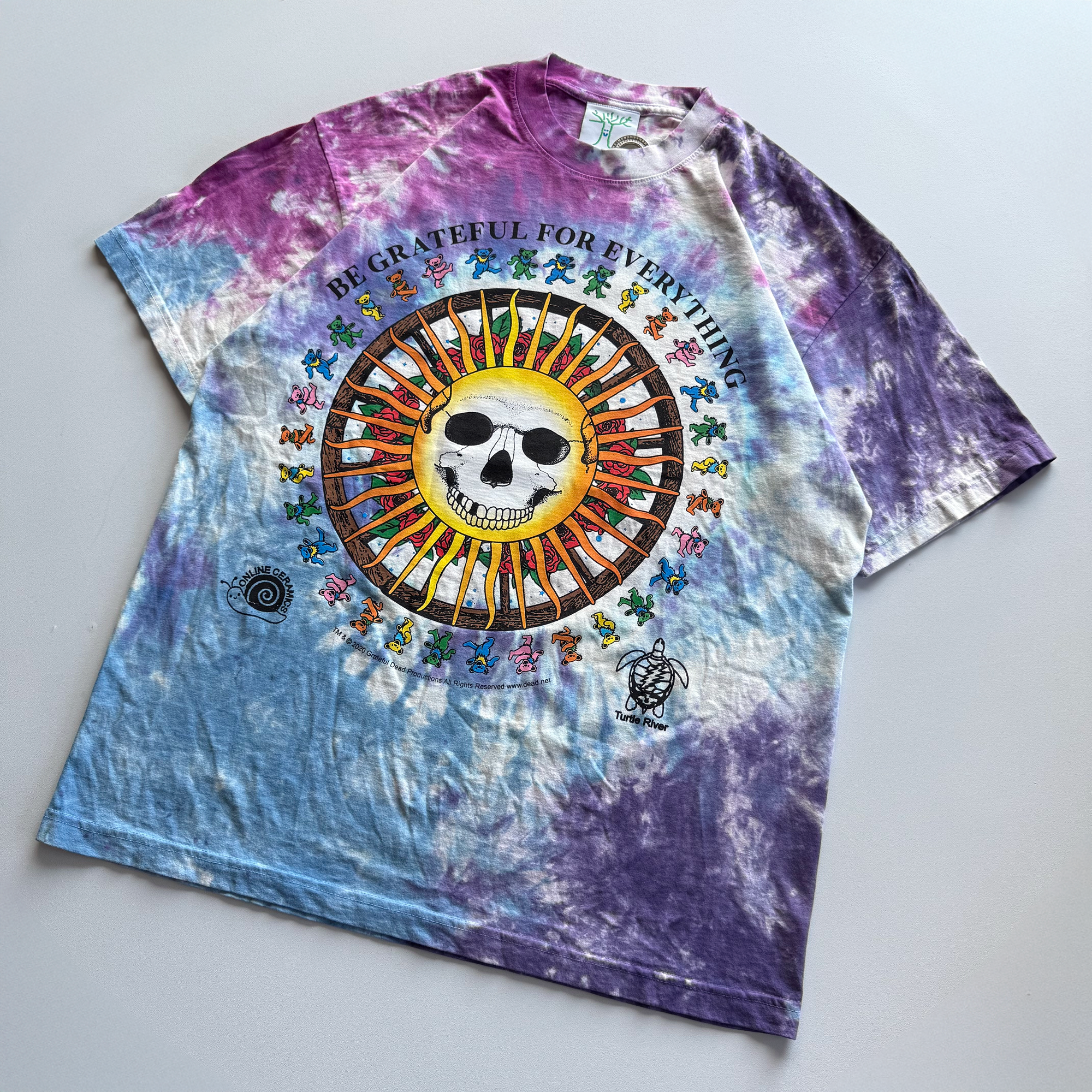 Online Ceramics 2020 Grateful Dead Tie Dye Tee