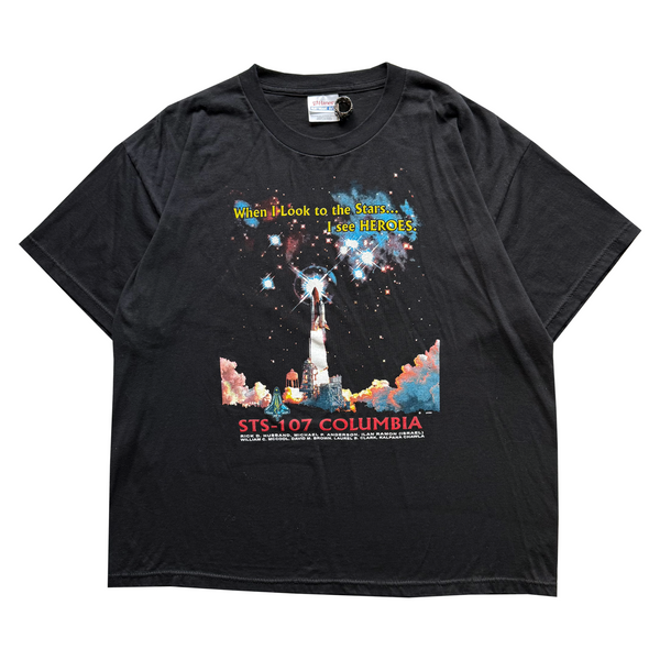 Vintage 2003 NASA STS-107 Columbia Memorial Tee (Large)