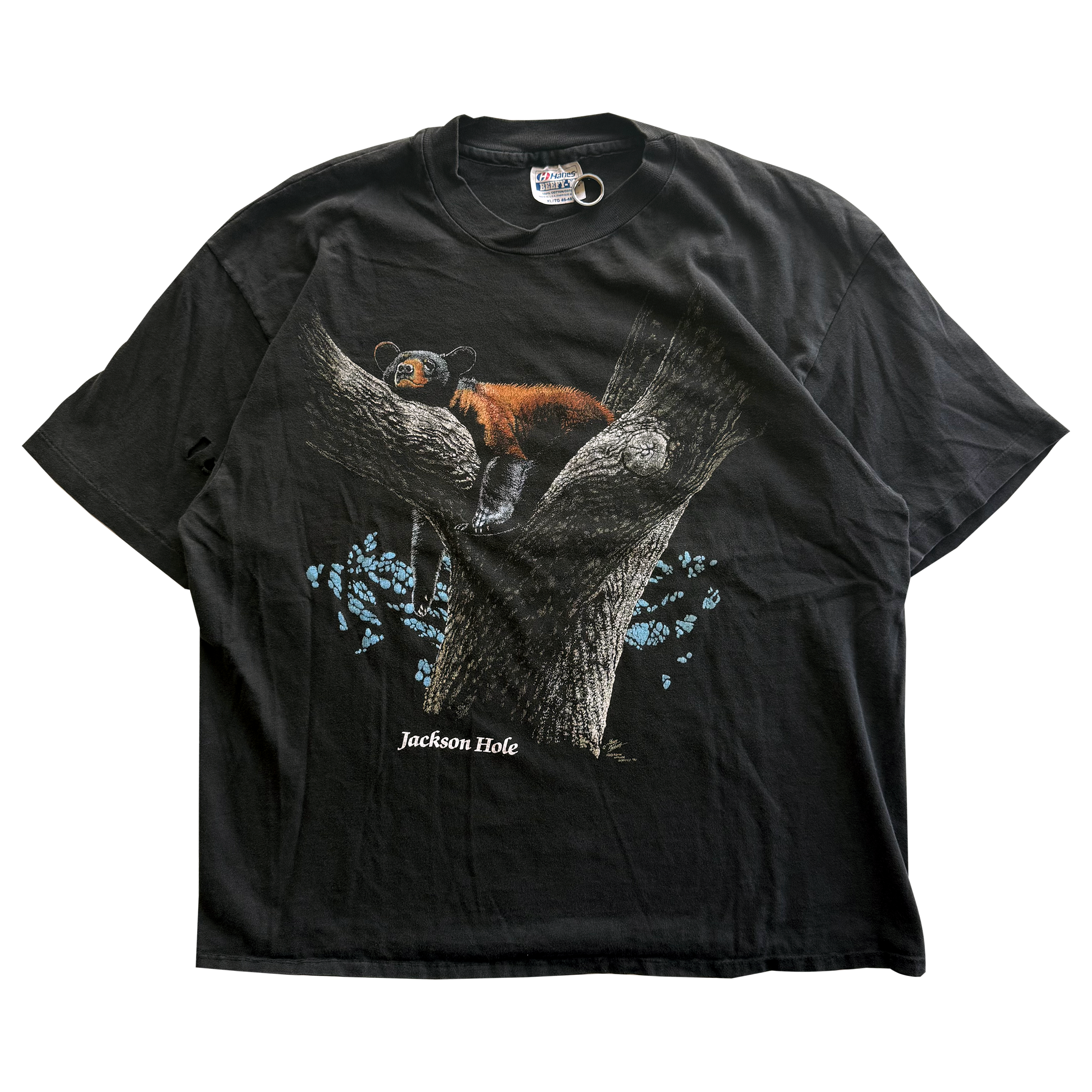 Vintage 1990 Black Bear Jackson Hole Wyoming Tee
