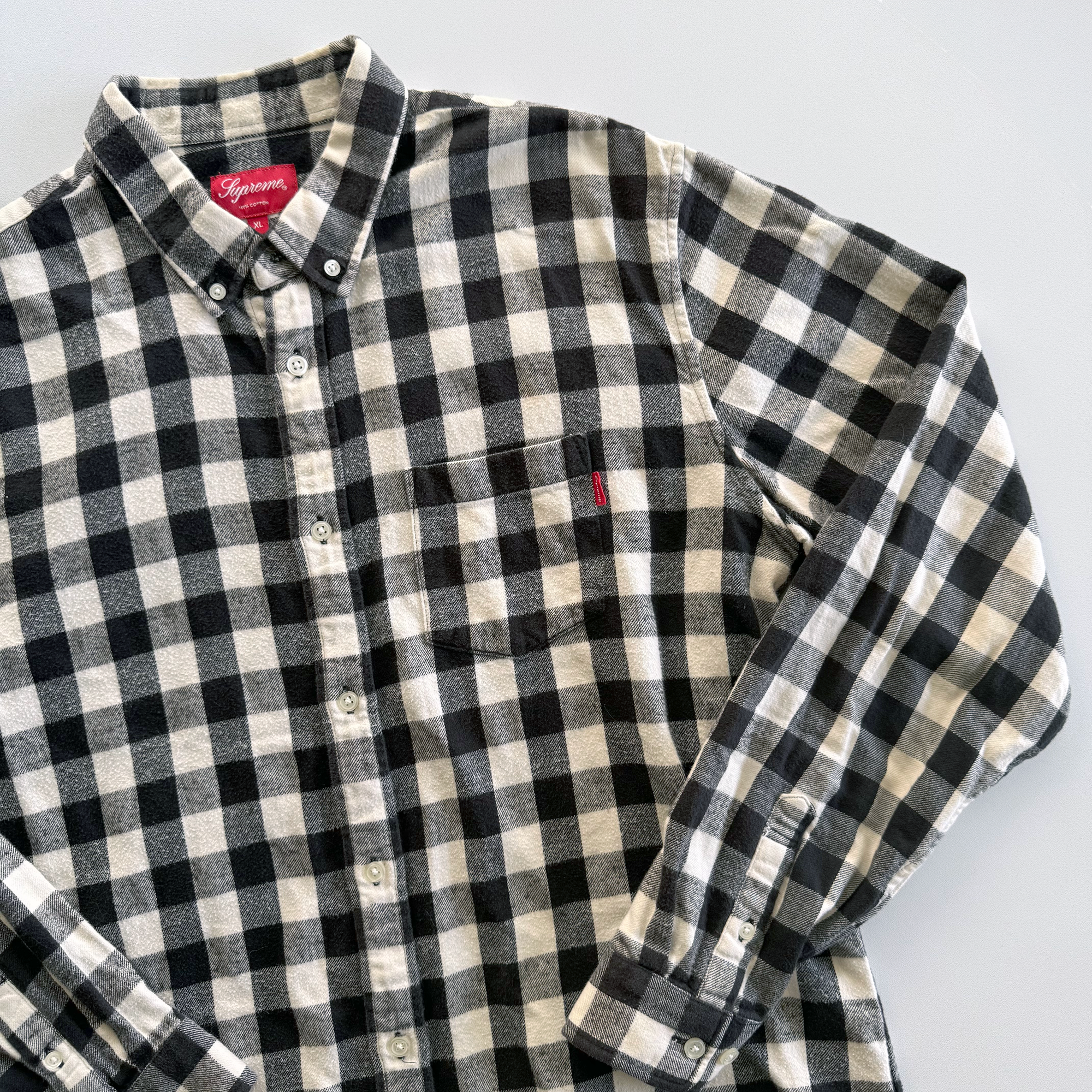 Supreme FW15 Small Buffalo Flannel Shirt