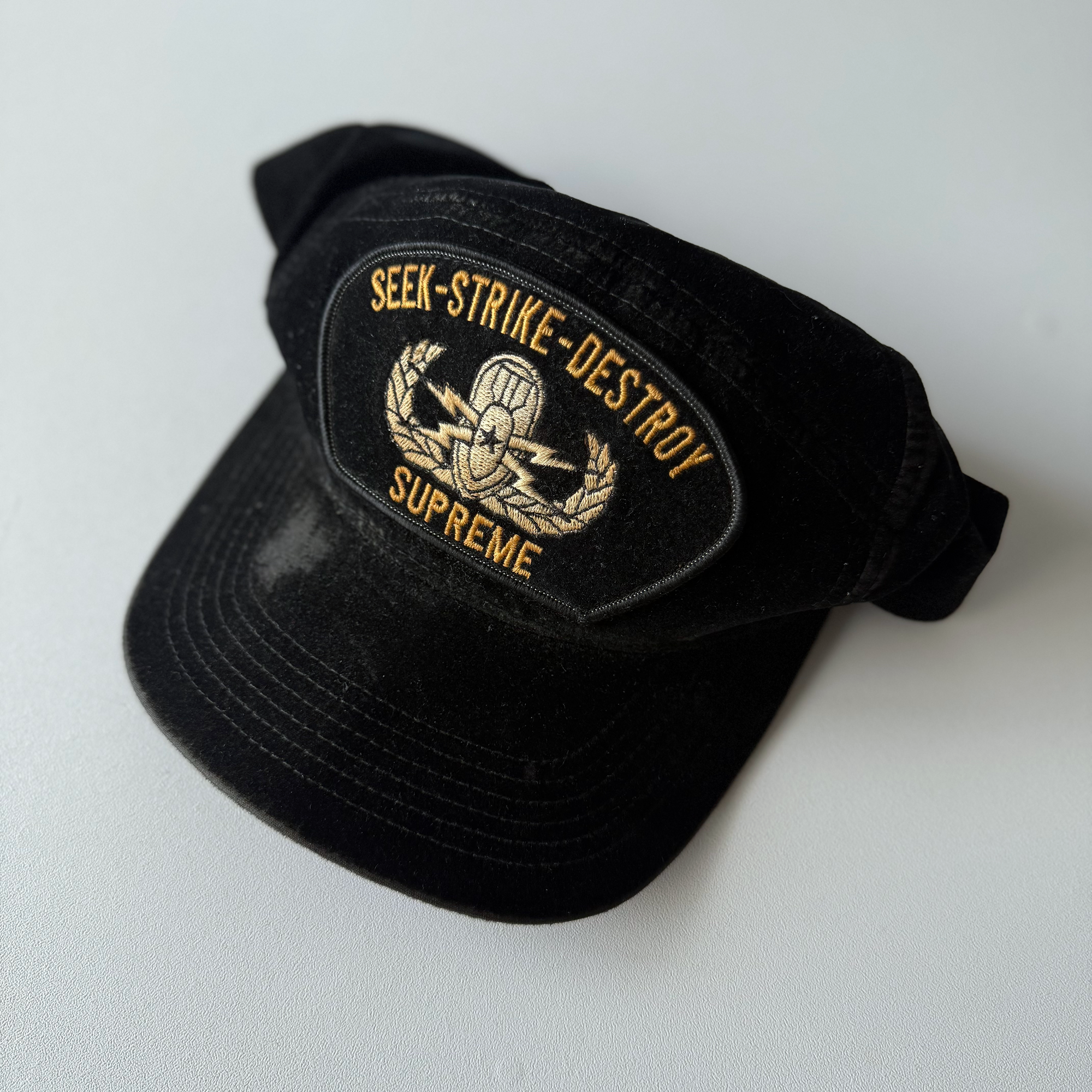Supreme FW09 Seek & Destroy Velvet Hat