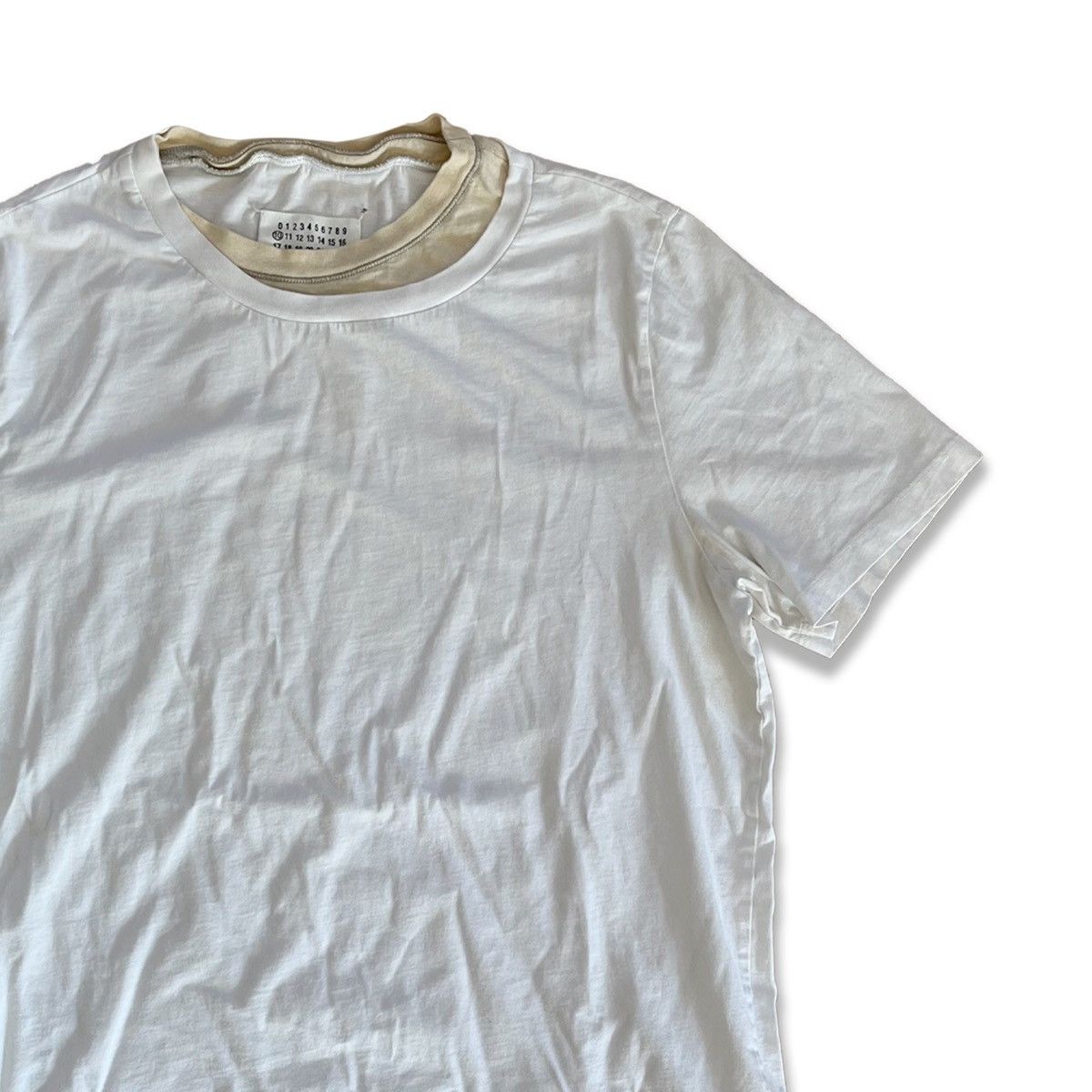 Maison Margiela FW17 Double Layered Neck Tee