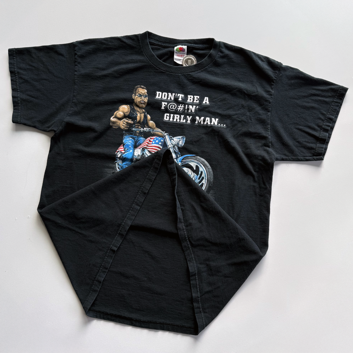 Vintage 2004 "Ride American" Motorcycle Tee