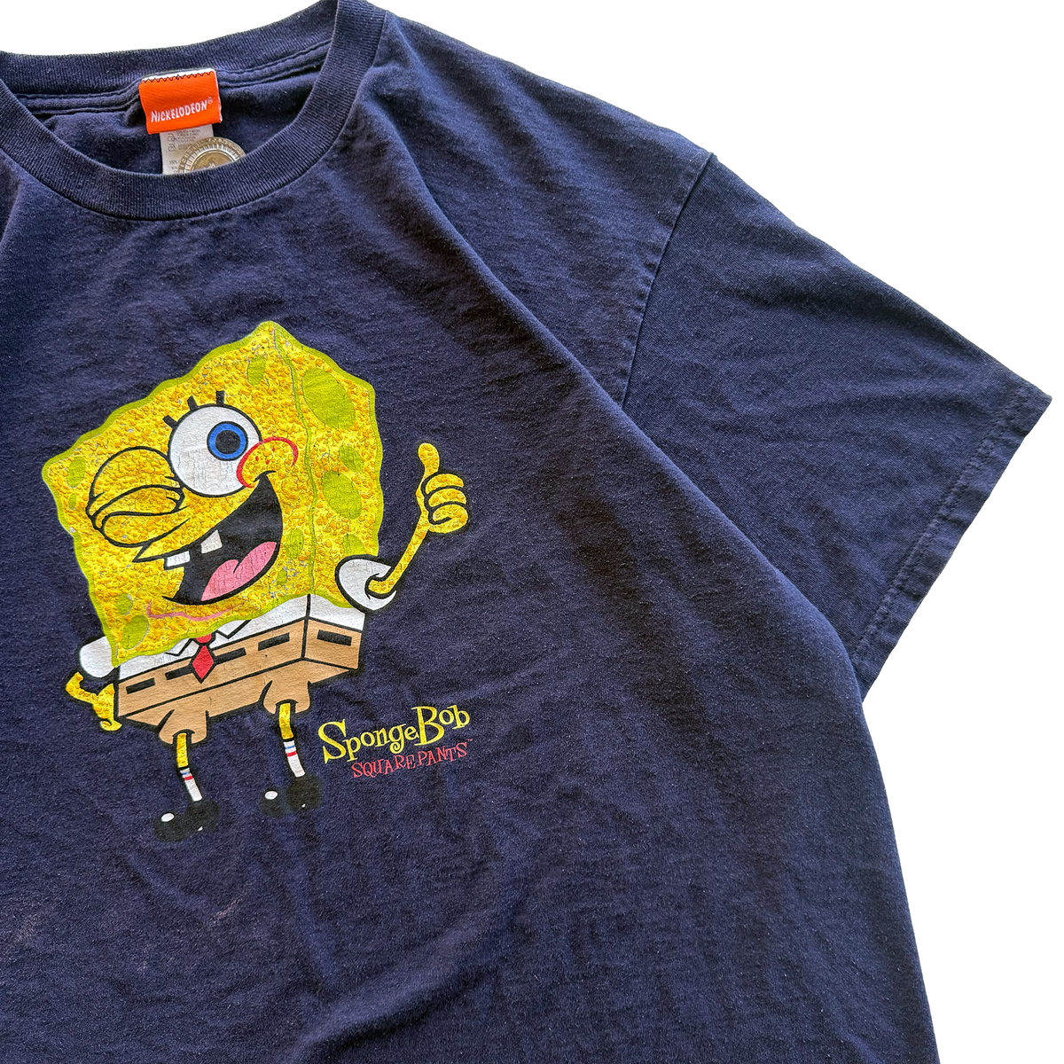 Vintage 2002 SpongeBob SquarePants Thumbs Up Tee