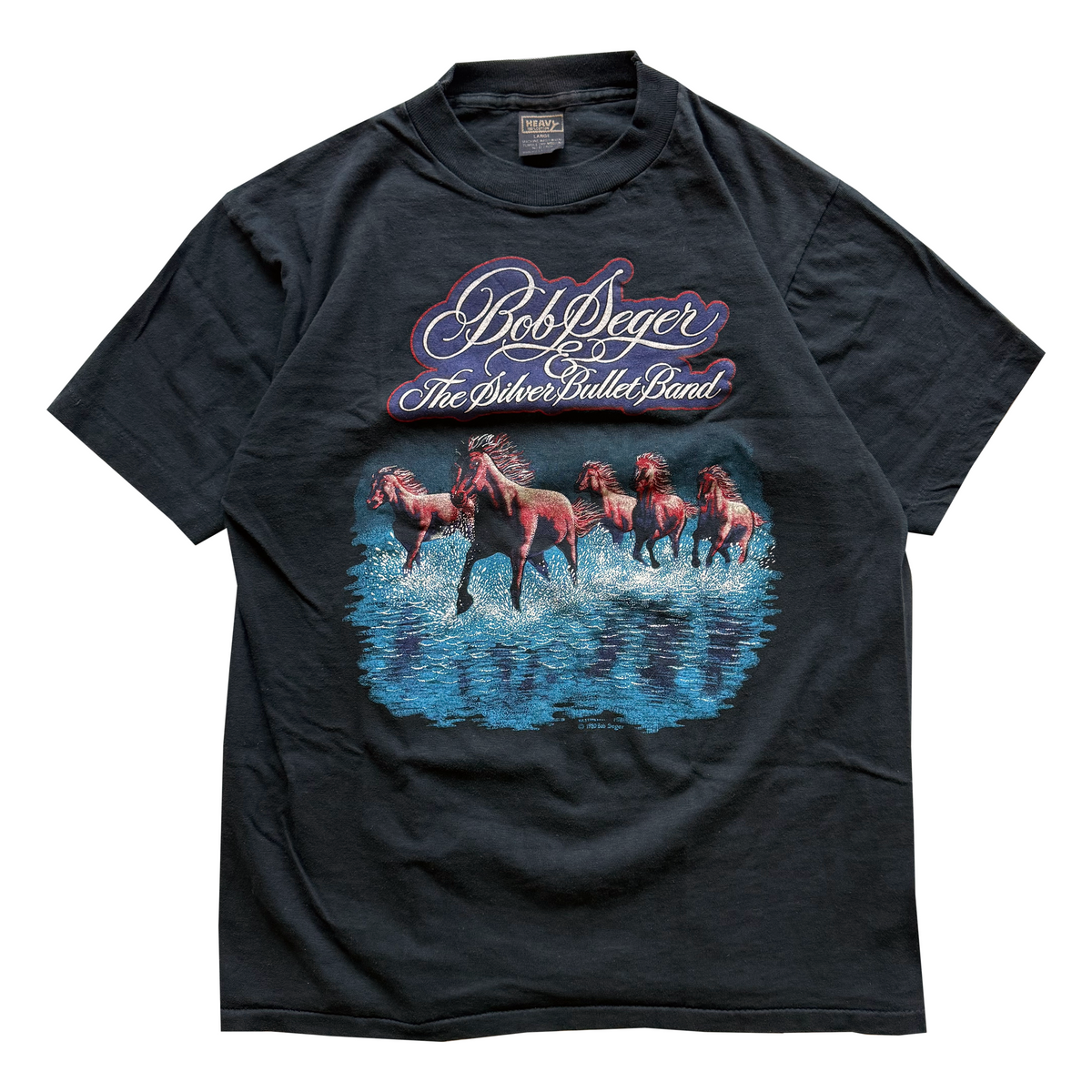 Vintage 1980 Bob Seger & The Silver Bullet Band Tour Tee