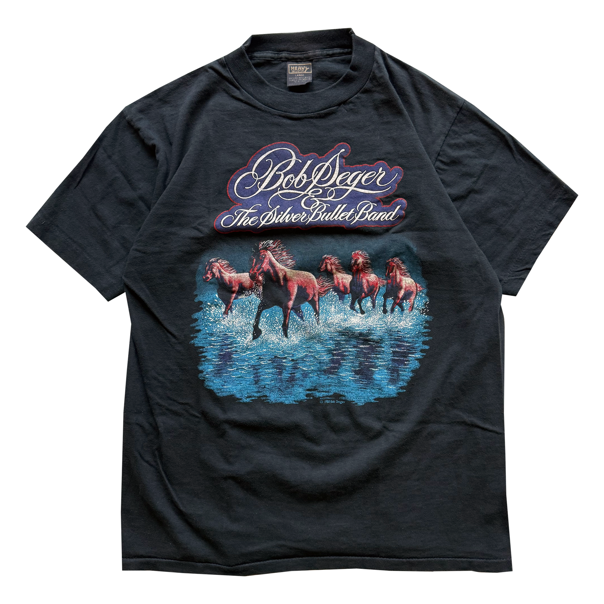 Vintage 1980 Bob Seger & The Silver Bullet Band Tour Tee
