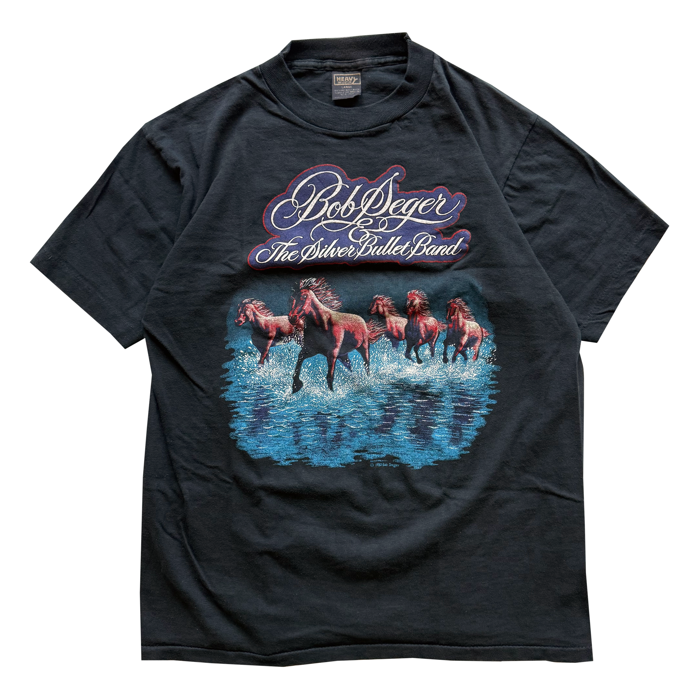 Vintage 1980 Bob Seger & The Silver Bullet Band Tour Tee
