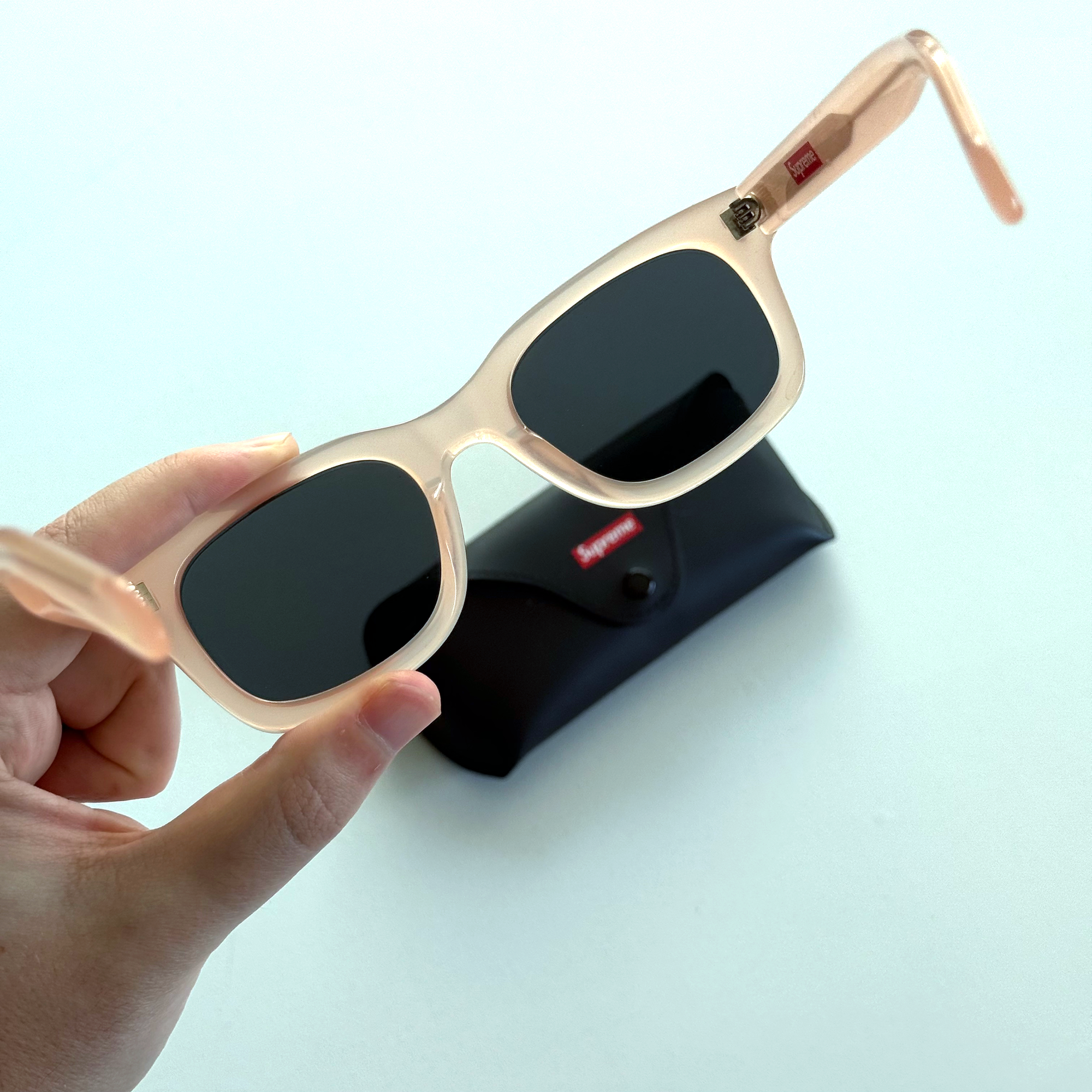 Supreme SS25 Avon Sunglasses (Dusty Pink)