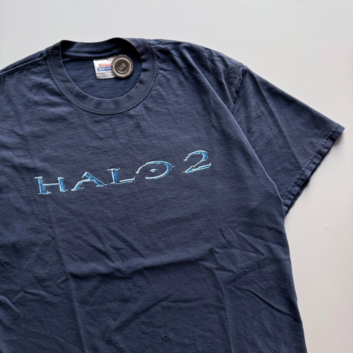 Vintage 2004 Halo 2 Icon Logo Tee