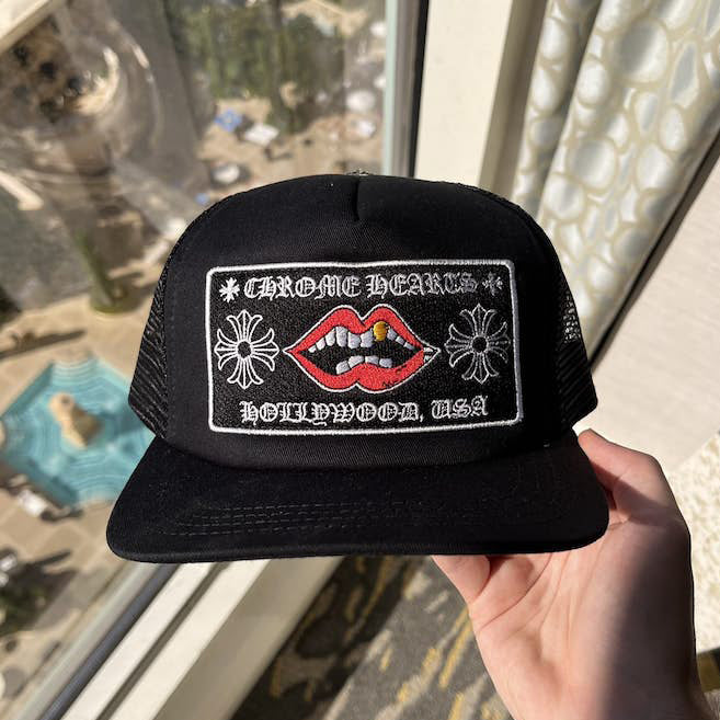 Chrome Hearts Hollywood Chomper Trucker Hat