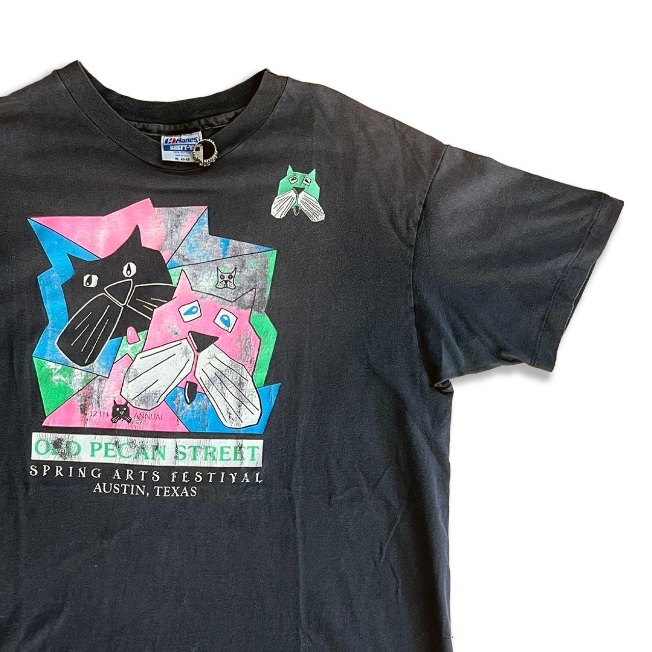 Vintage 1990 Old Pecan Street Spring Arts Festival Tee