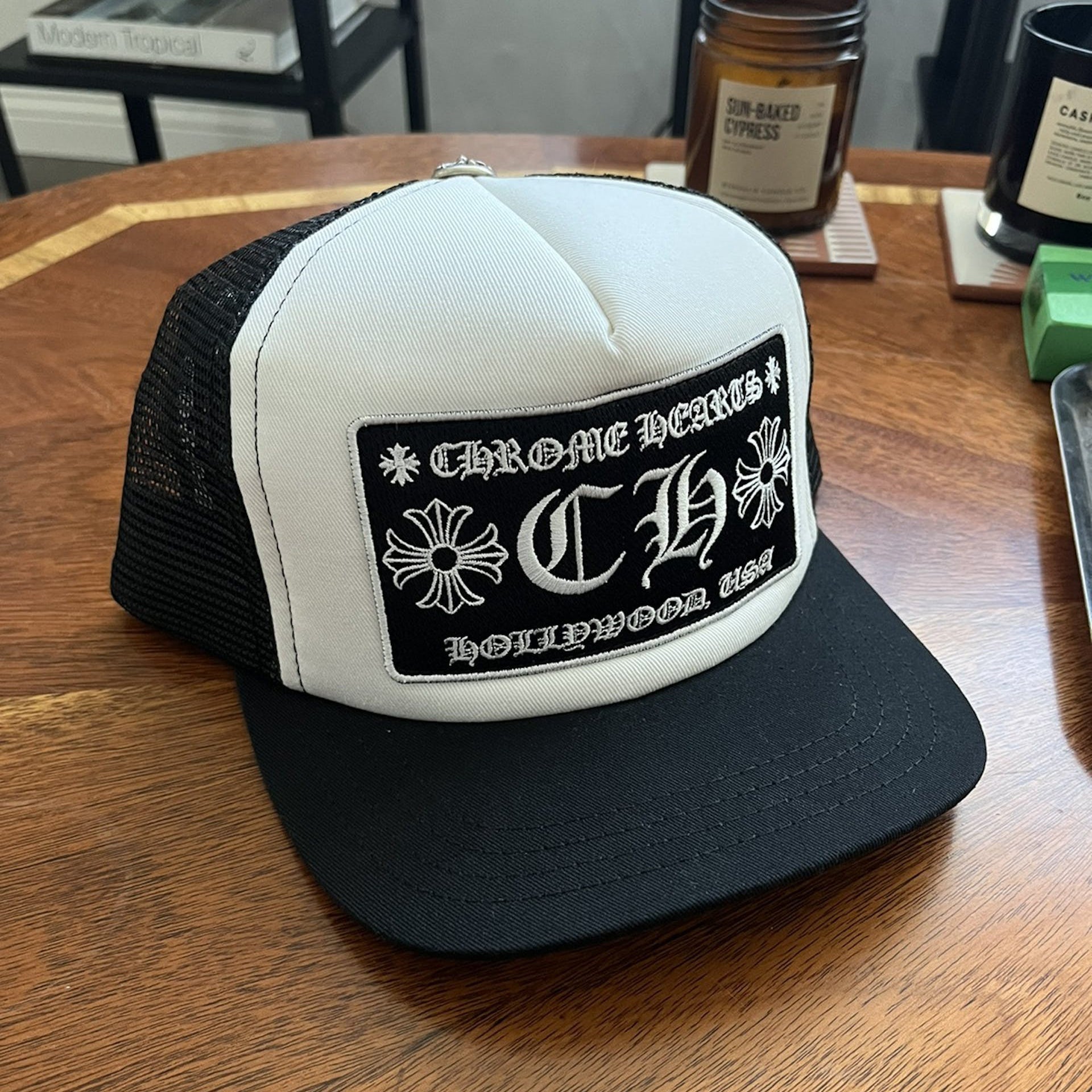 Chrome Hearts CH Hollywood Trucker Hat