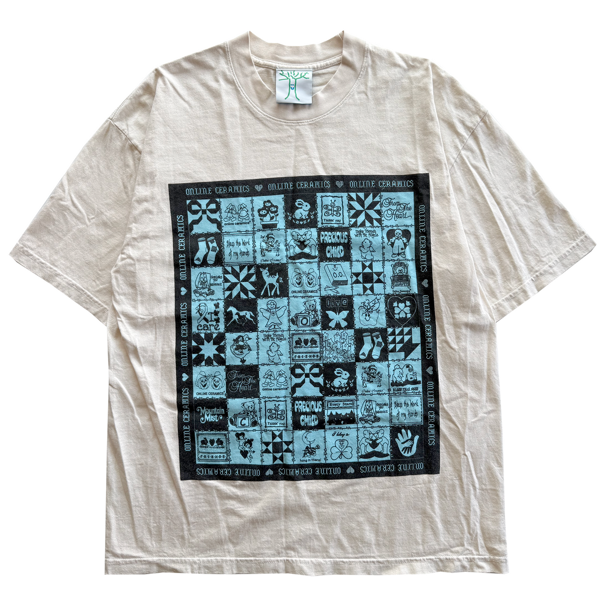 Online Ceramics 2023 Mountain Mist Quilt Tee