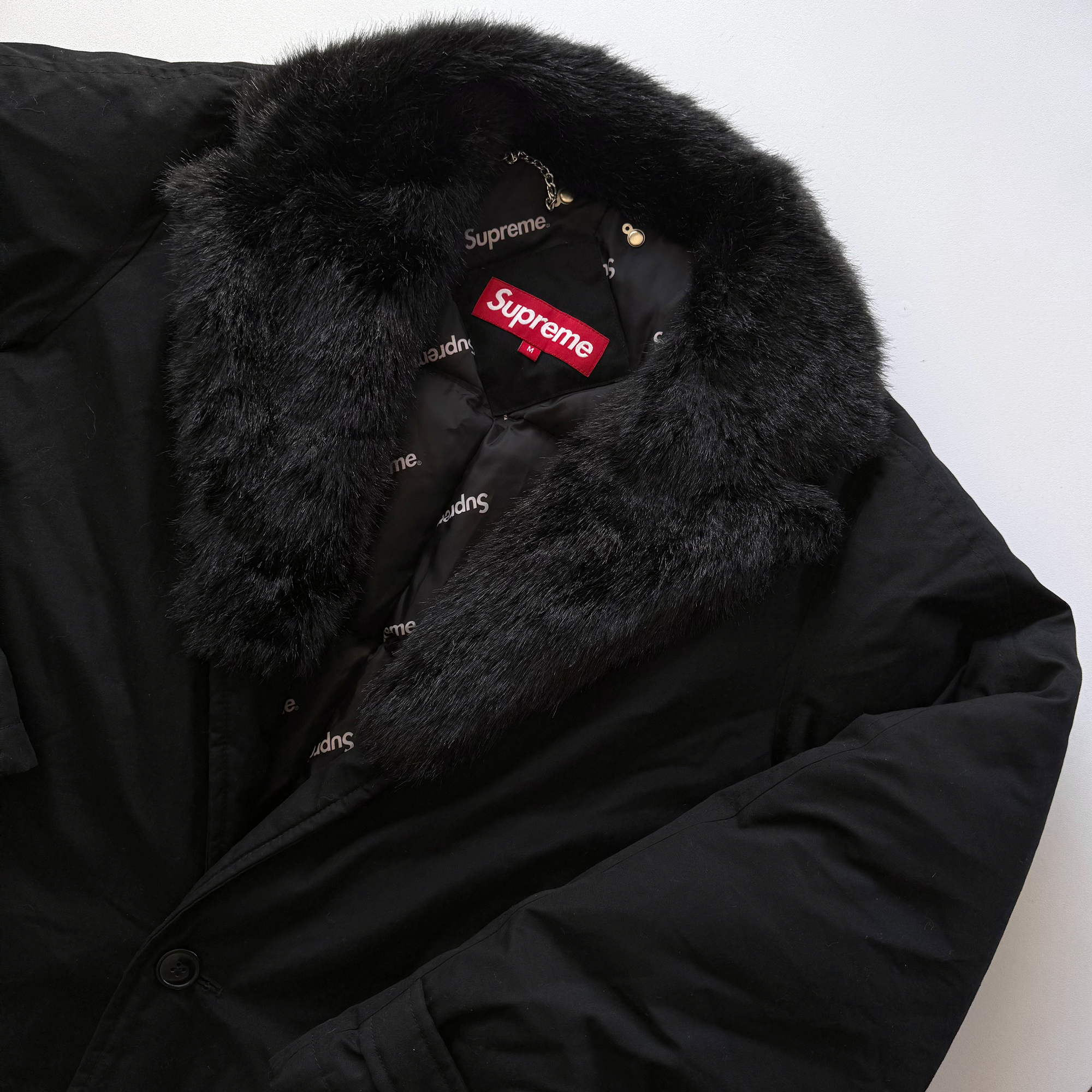 Supreme FW14 Down Trench Coat Jacket