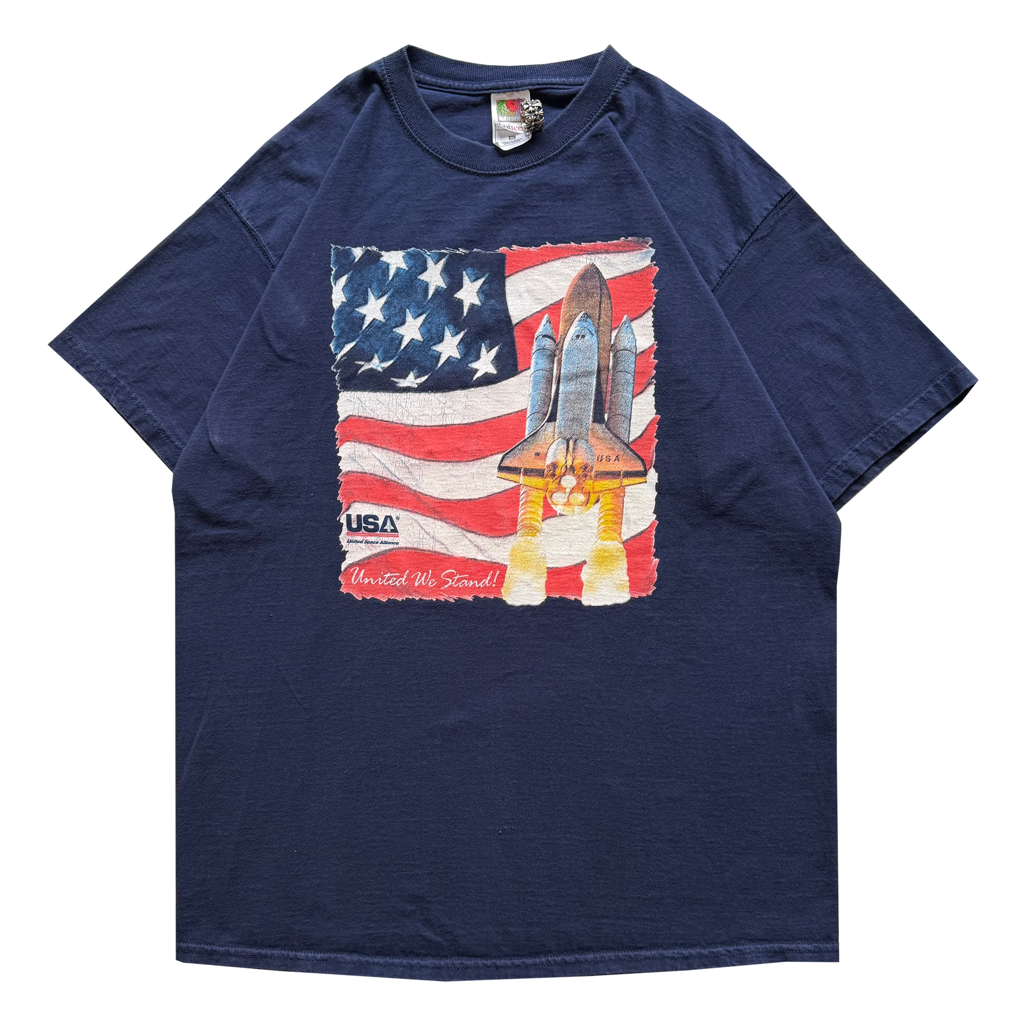 Vintage 2000s NASA United Space Alliance Stamp Tee