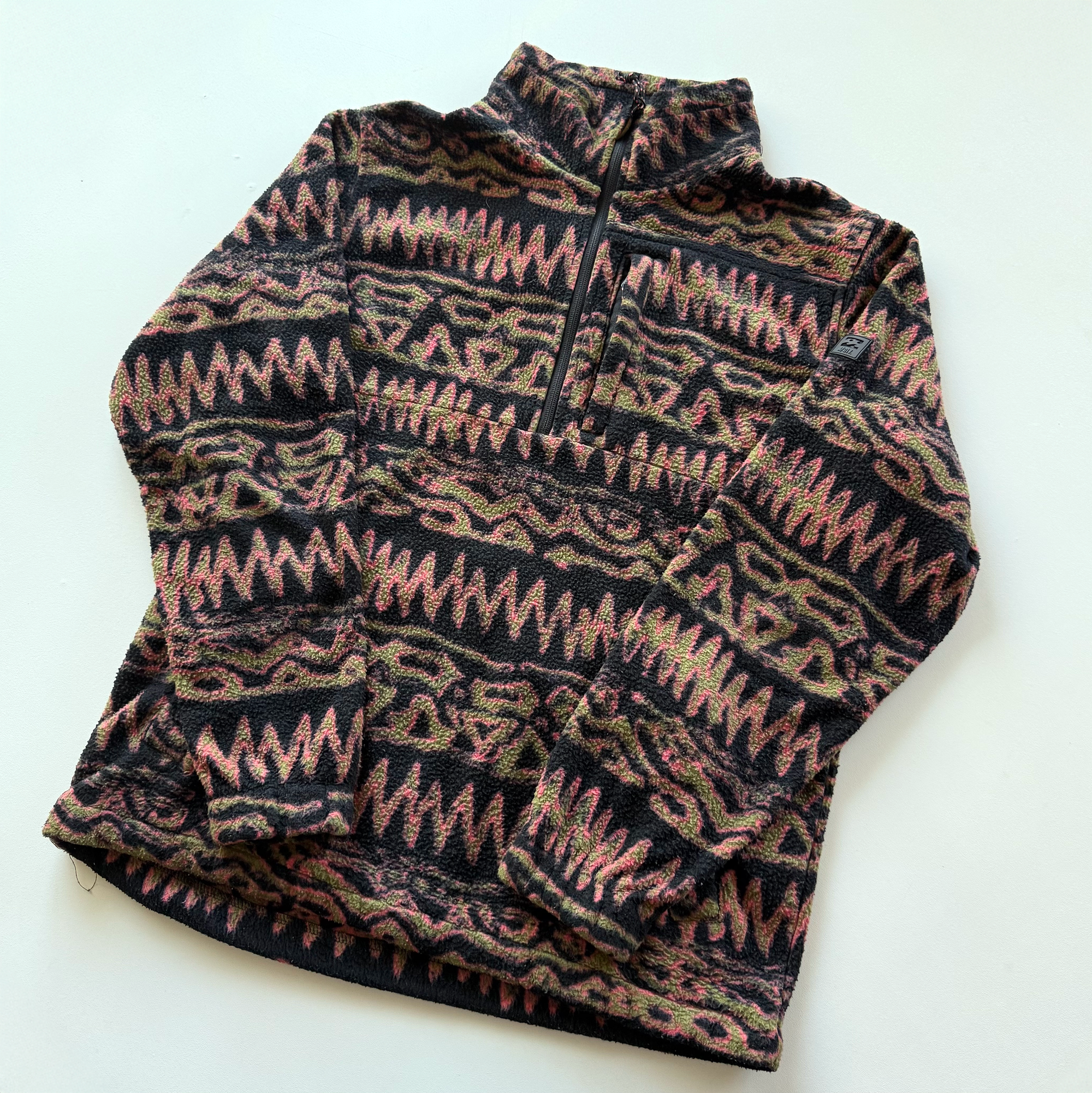 Vintage 2000s Billabong Boundary Quarter Zip Fleece Sweatshirt
