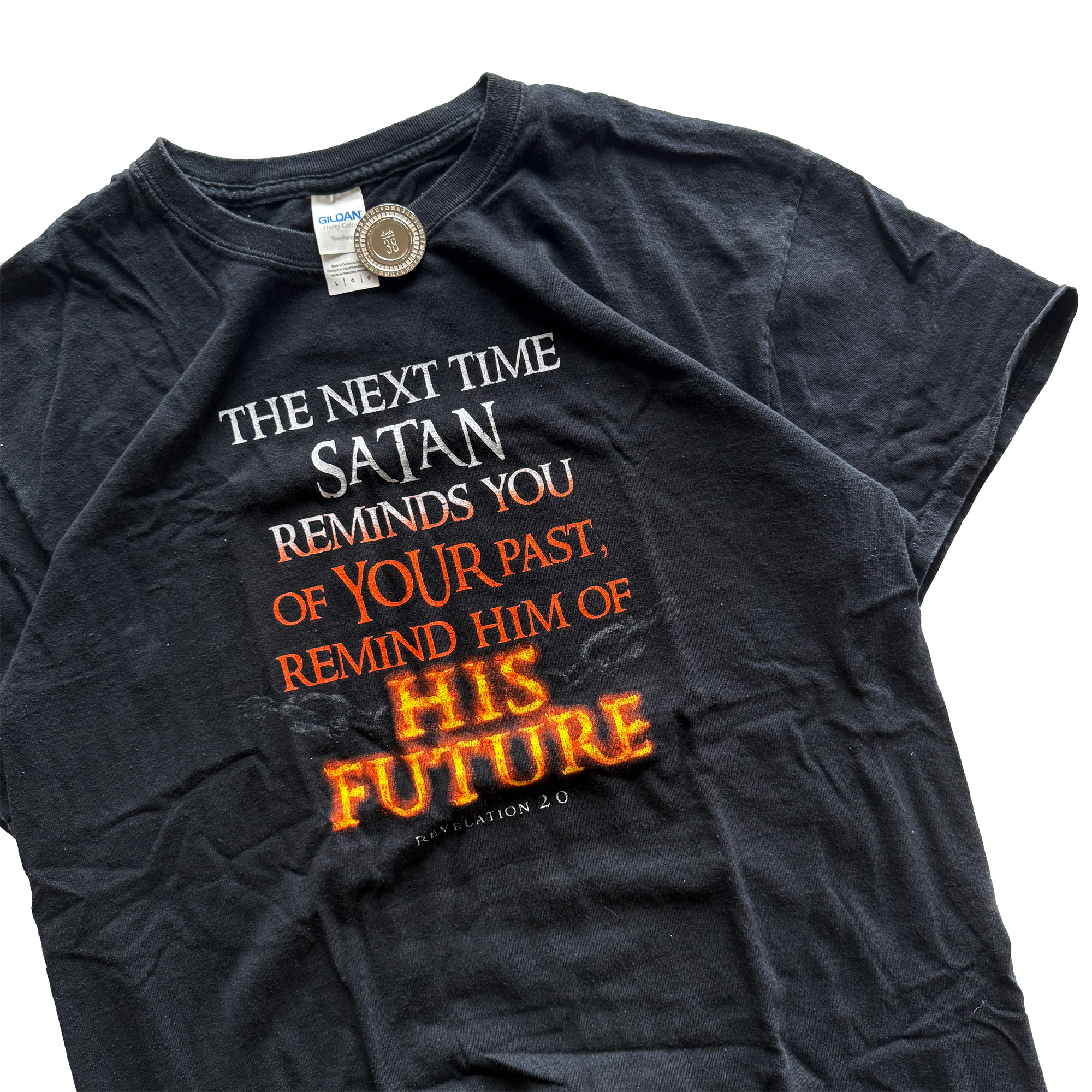 Vintage Y2K Revelations Jesus Tee