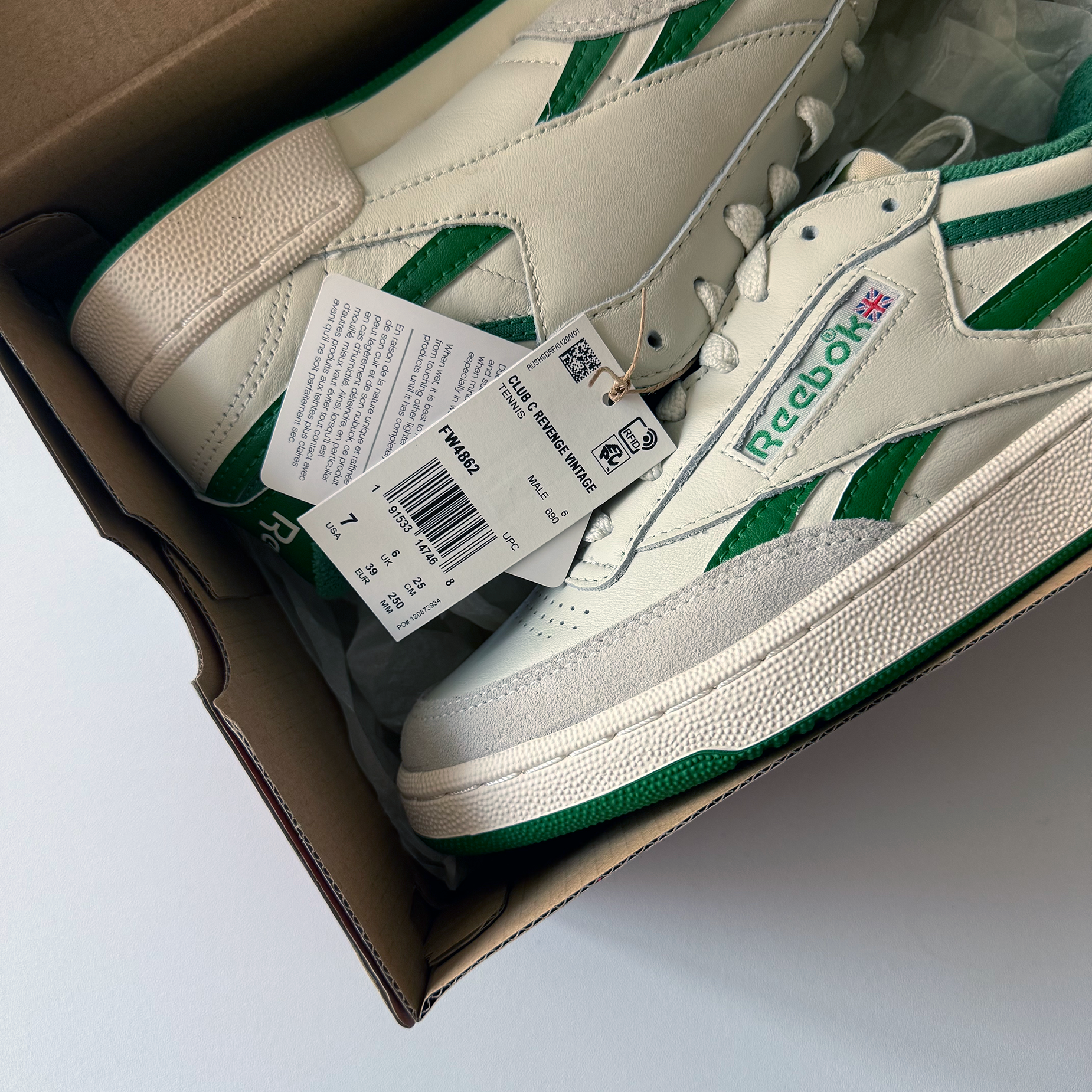 Reebok 2022 Club C Revenge Vintage (Size 7)
