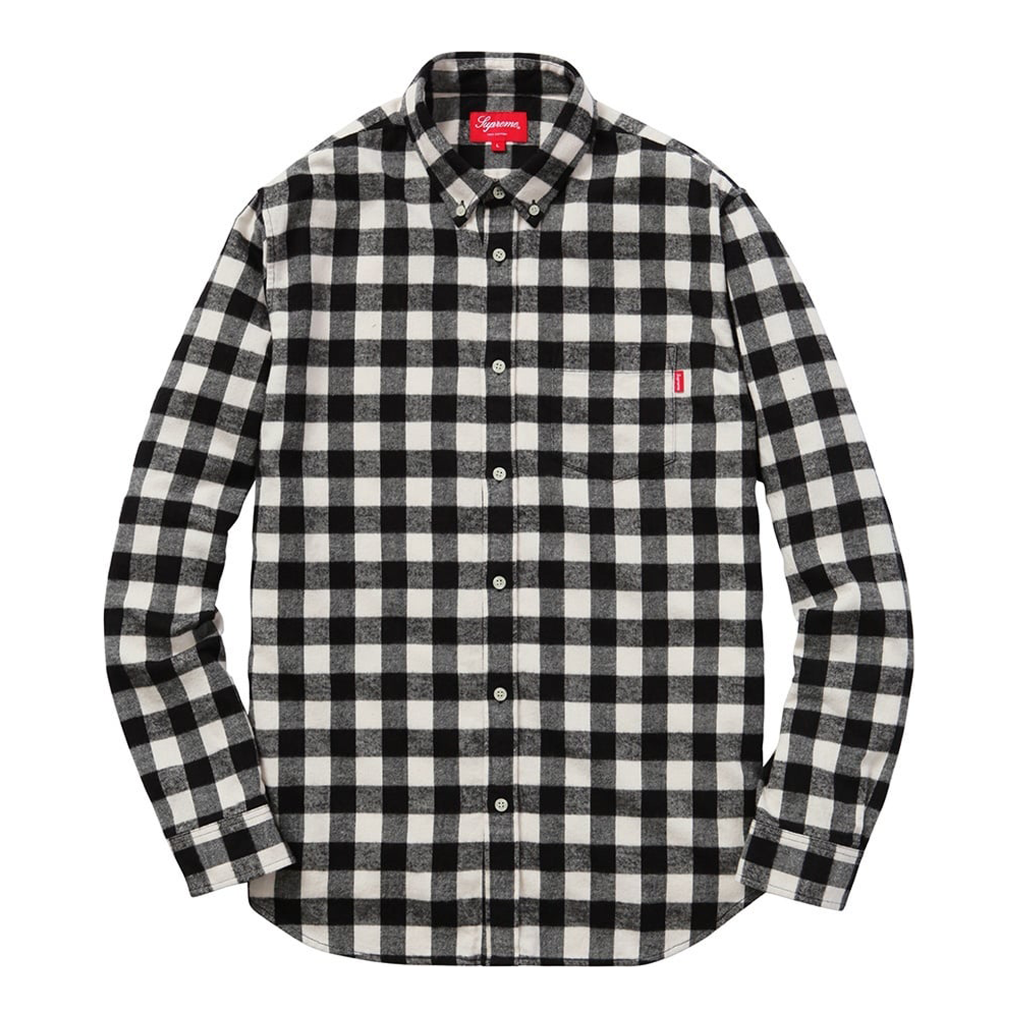 Supreme FW15 Small Buffalo Flannel Shirt