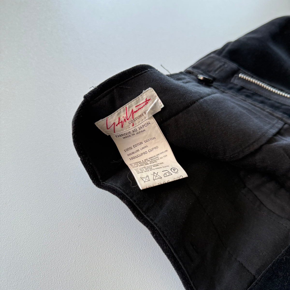Yohji Yamamoto AW01 Costume D'Homme Cotton Suit Set