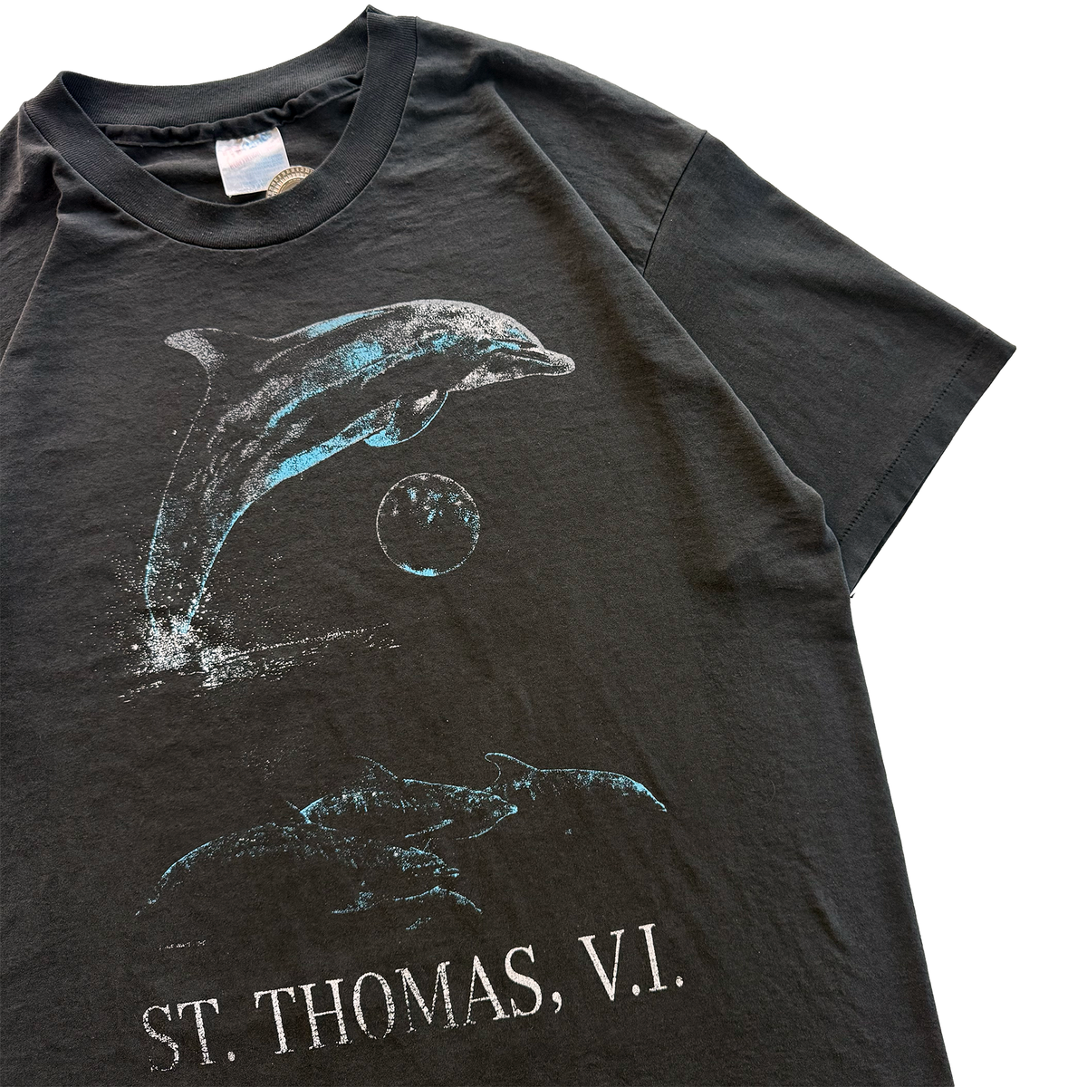 Vintage 1993 St. Thomas Virgin Islands Dolphin Souvenir Tee