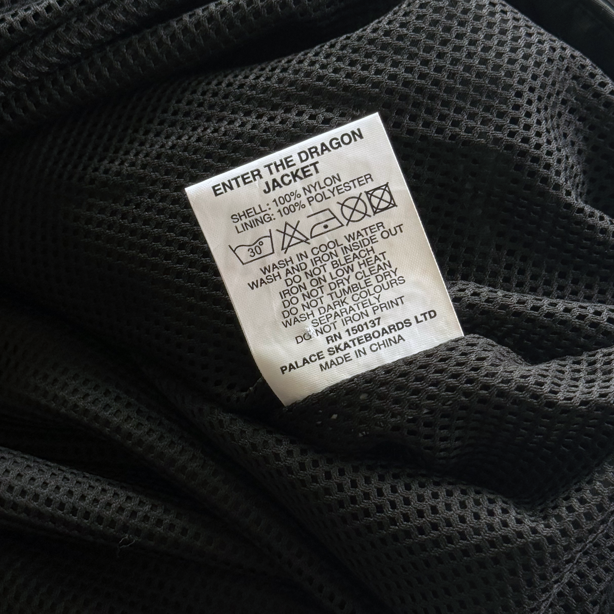 Palace FW20 Enter The Dragon Jacket