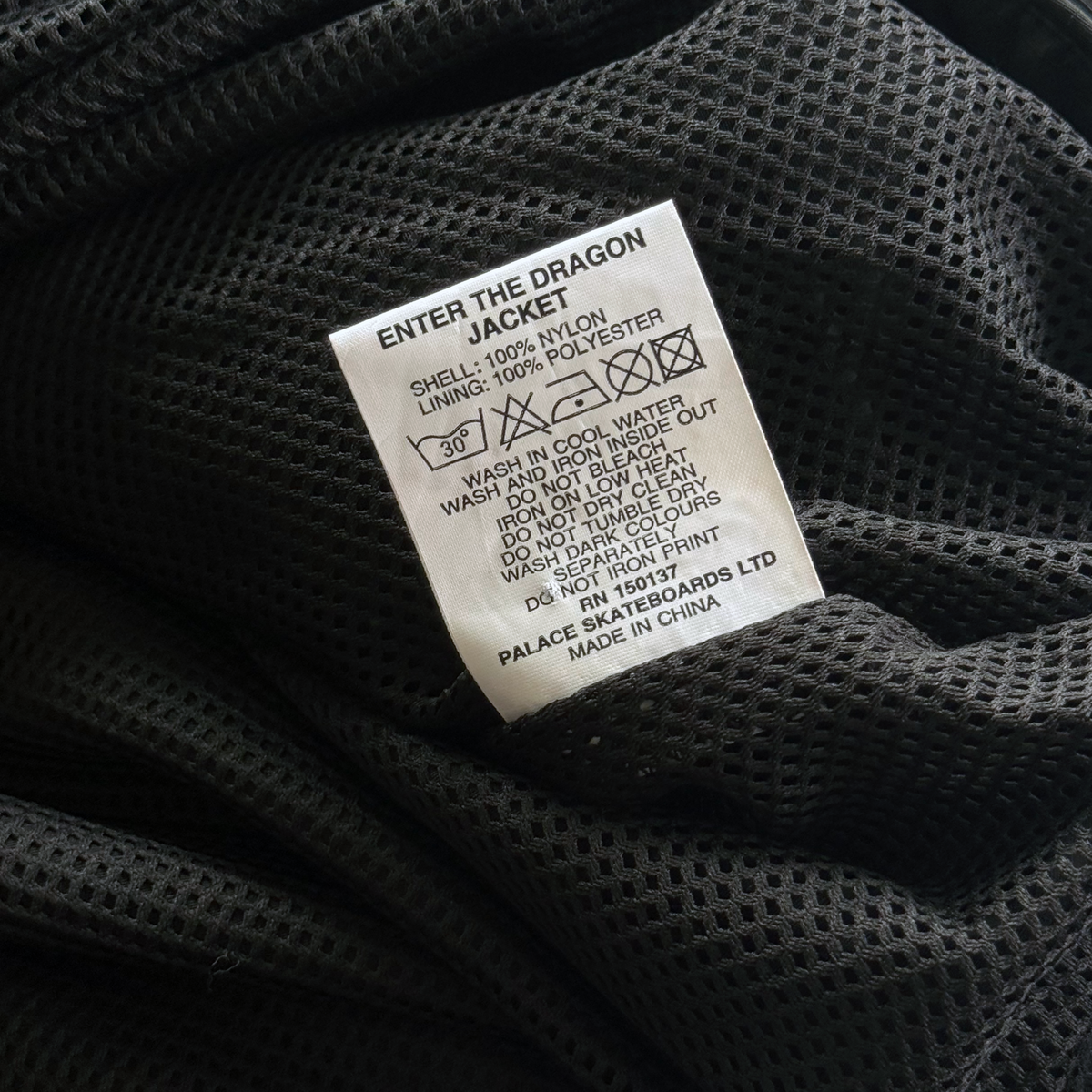 Palace FW20 Enter The Dragon Jacket
