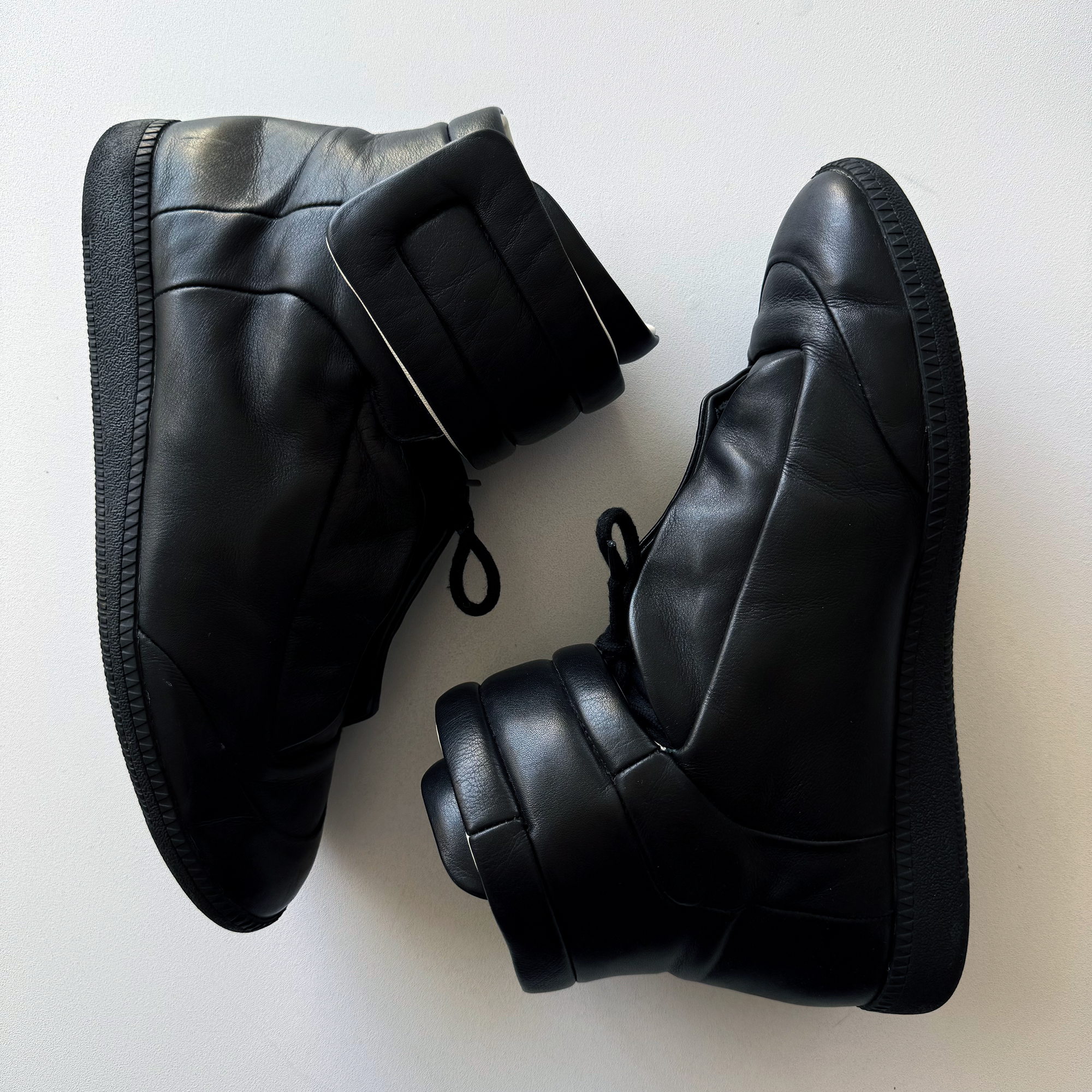 Maison Margiela Future Leather High Sneakers $1190 (EU 42)