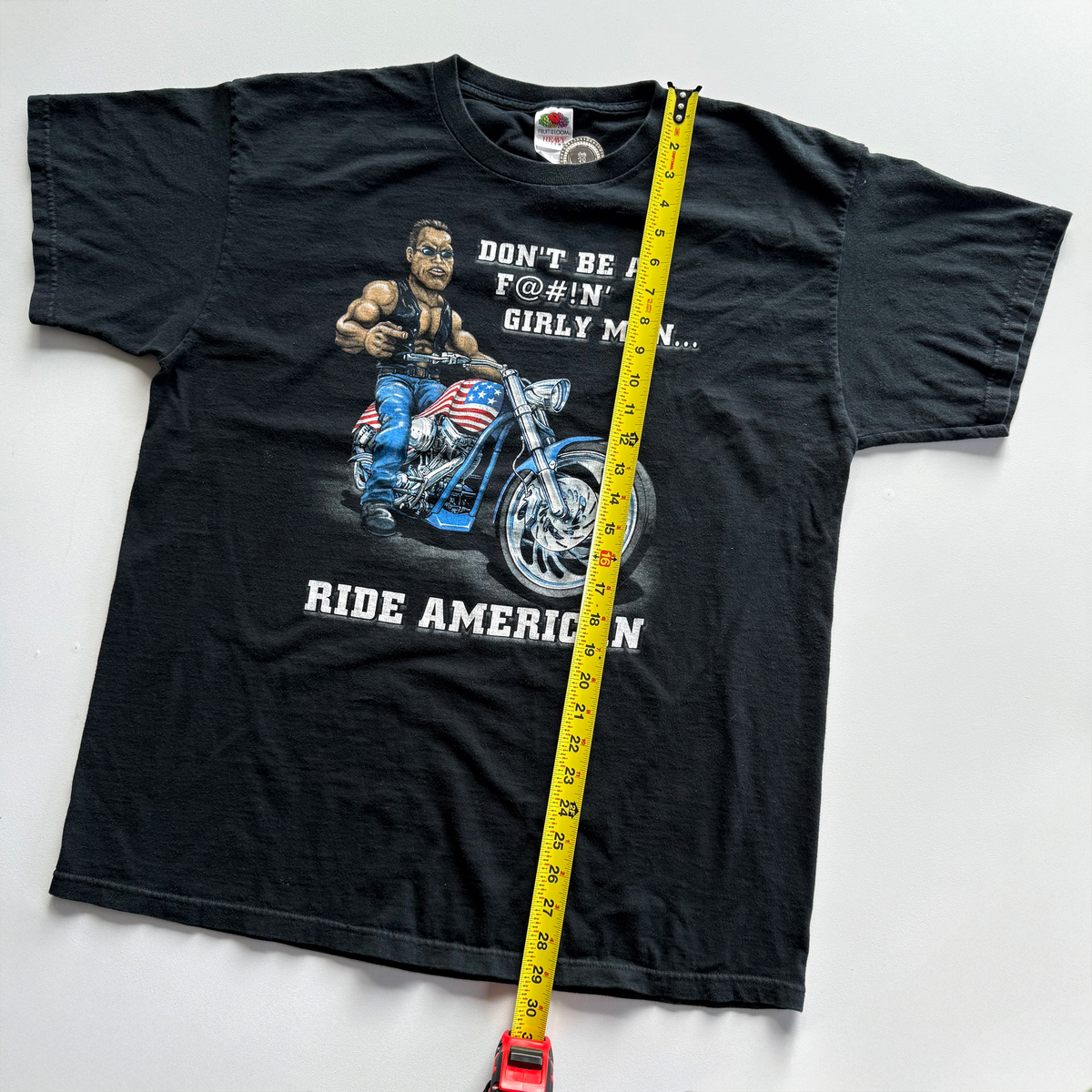 Vintage 2004 "Ride American" Motorcycle Tee