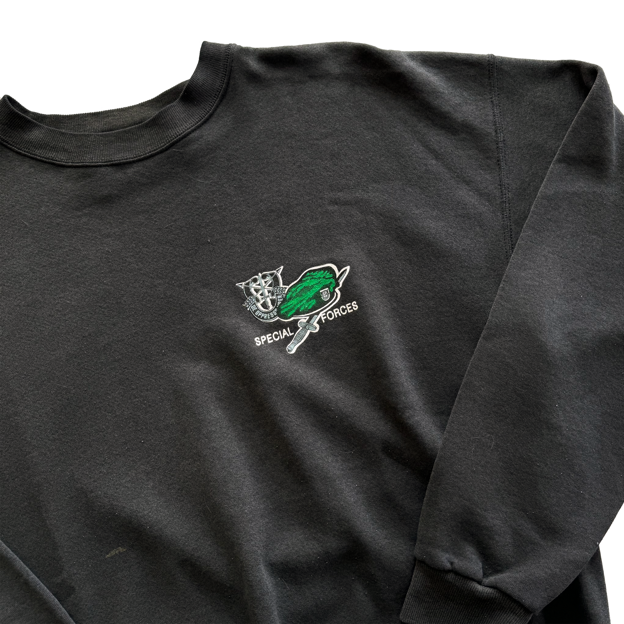 Vintage 1990s Green Berets Special Forces Army Sweatshirt