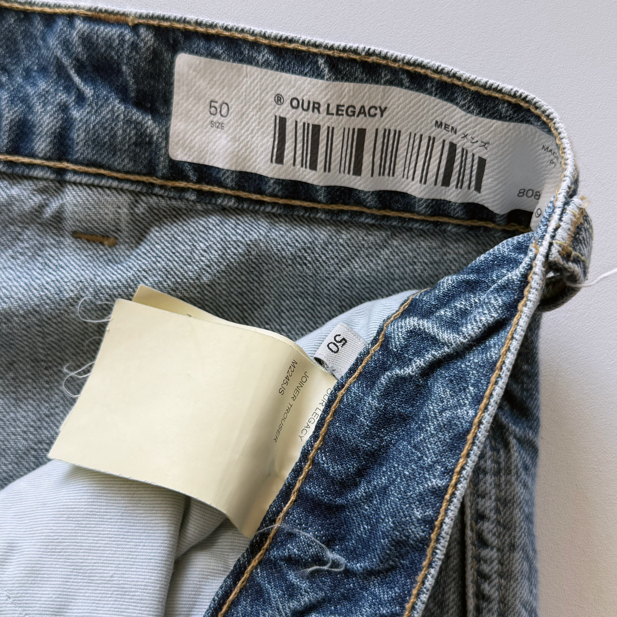 Our Legacy Joiner Trousers Denim (Sz 34)