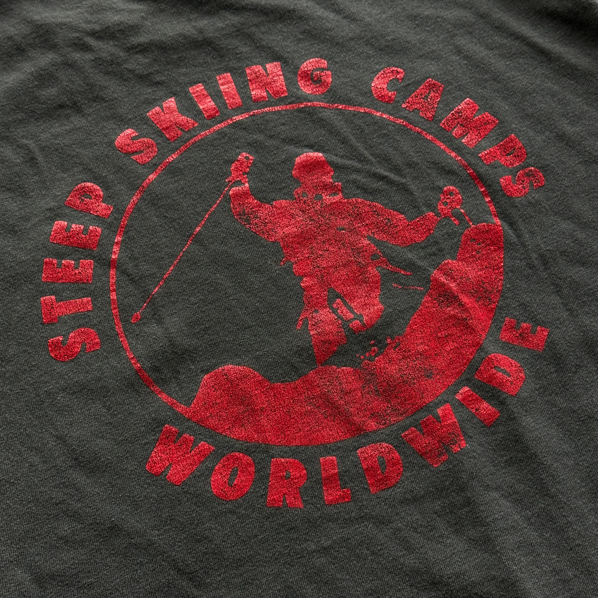 Vintage 1990s Steep Skiing Camps Jackson Hole Wyoming Tee