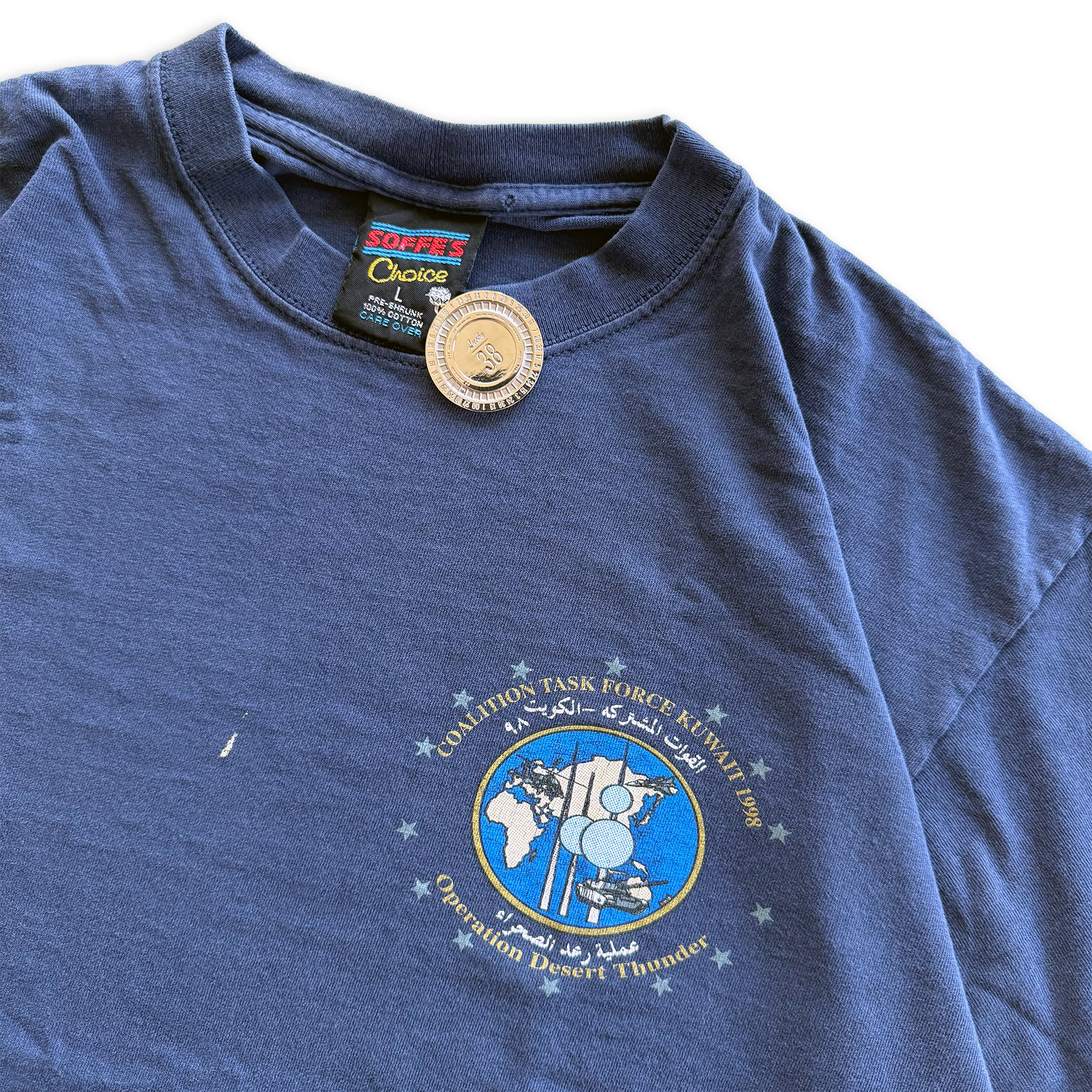 Vintage 1998 Operation Desert Thunder Task Force Tee