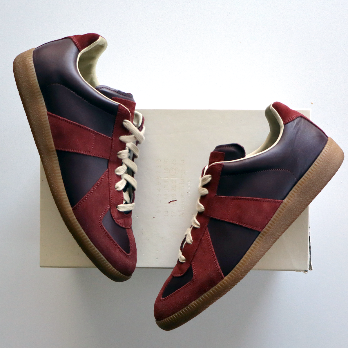 Maison Margiela 2015 Burgundy Oxblood GATs