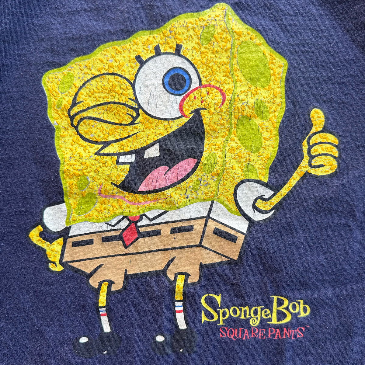 Vintage 2002 SpongeBob SquarePants Thumbs Up Tee