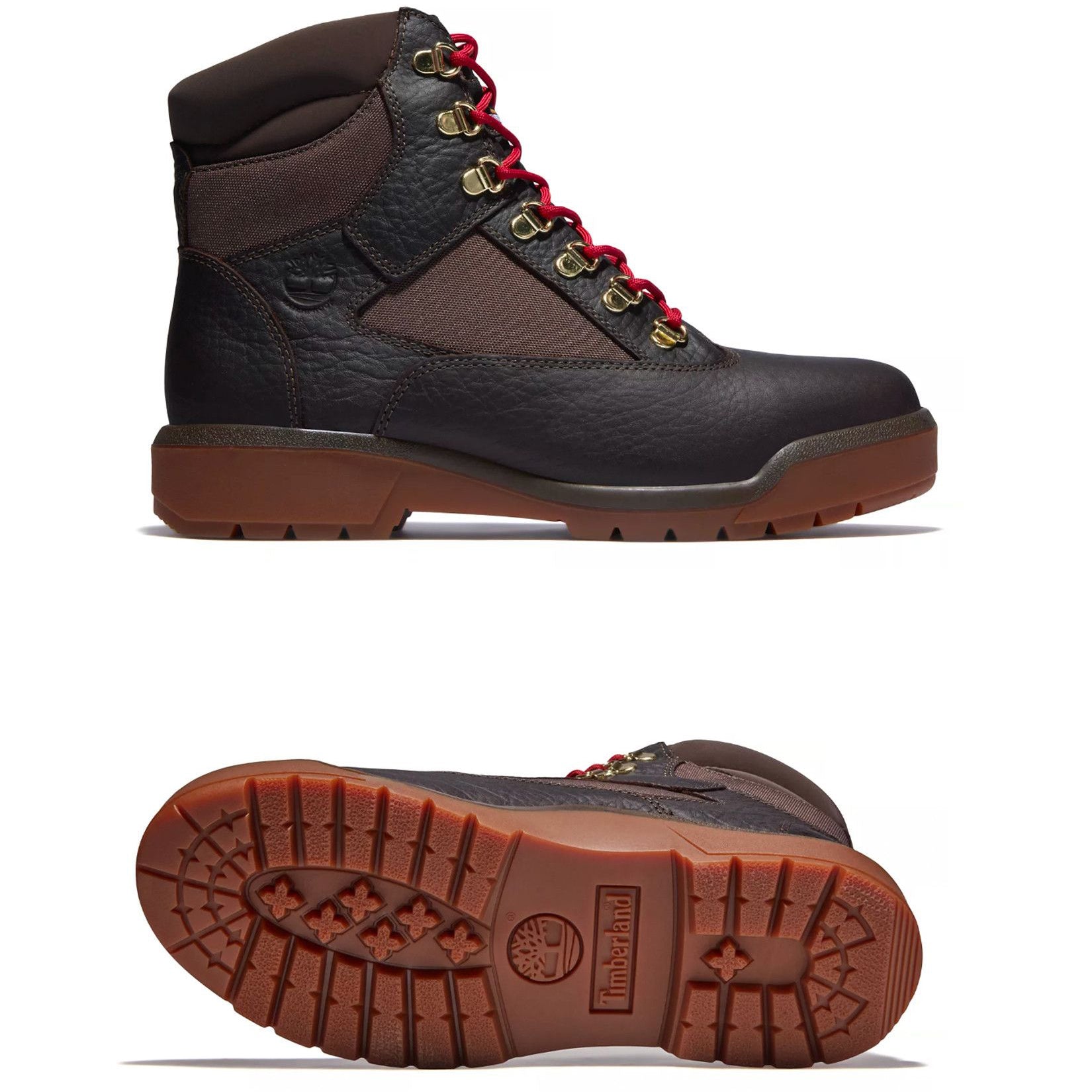 Timberland 6 Inch Field Boot Hazel Highway (Size 8.5)