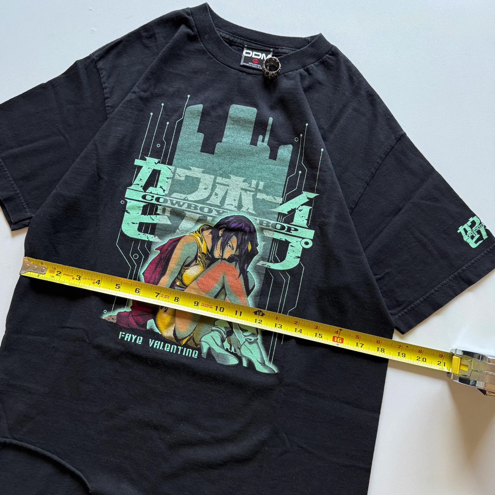 Vintage 2000 Cowboy Bebop Faye ODM Grail Tee (THRASHED)