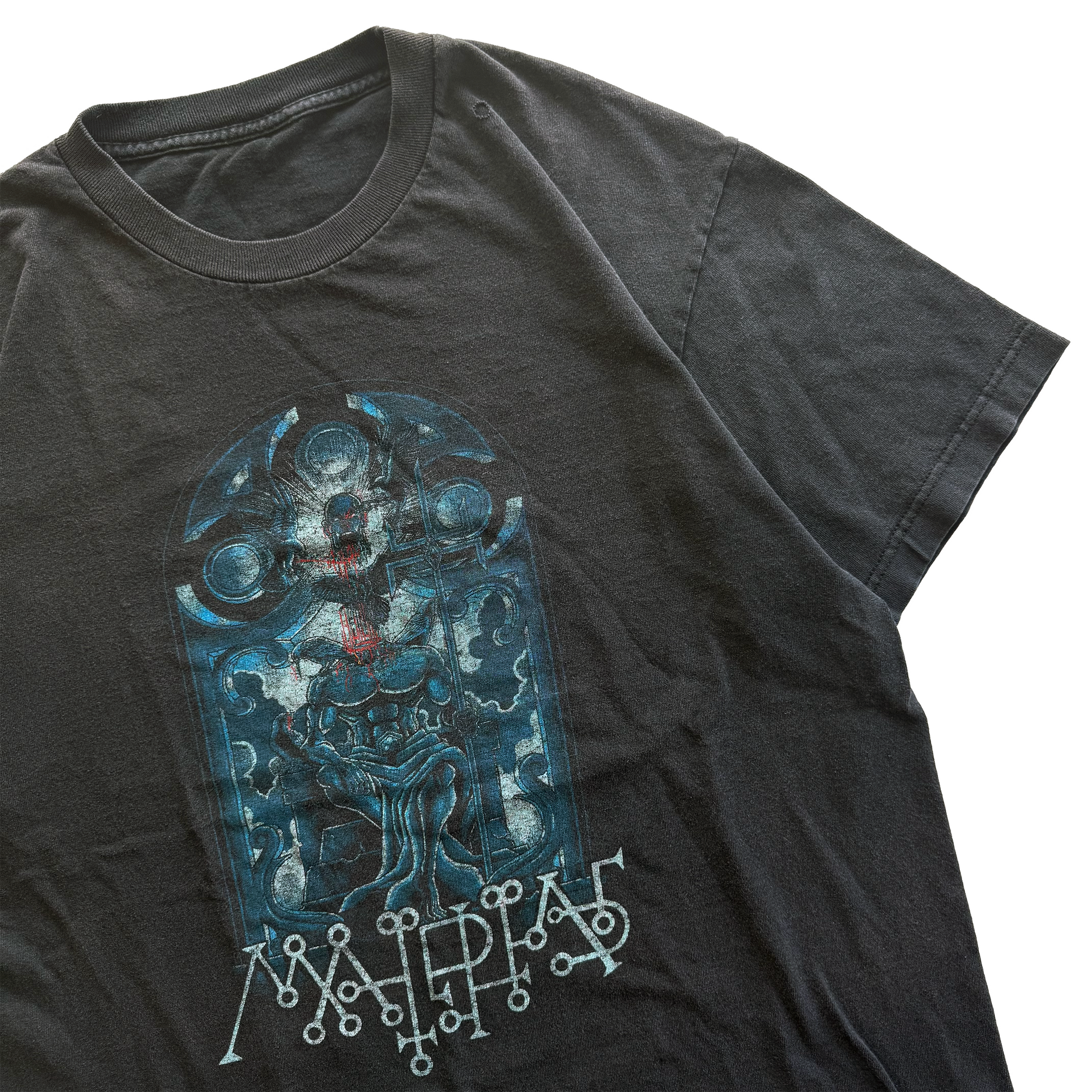 Vintage 2000s Malphas Black Metal Band Tee