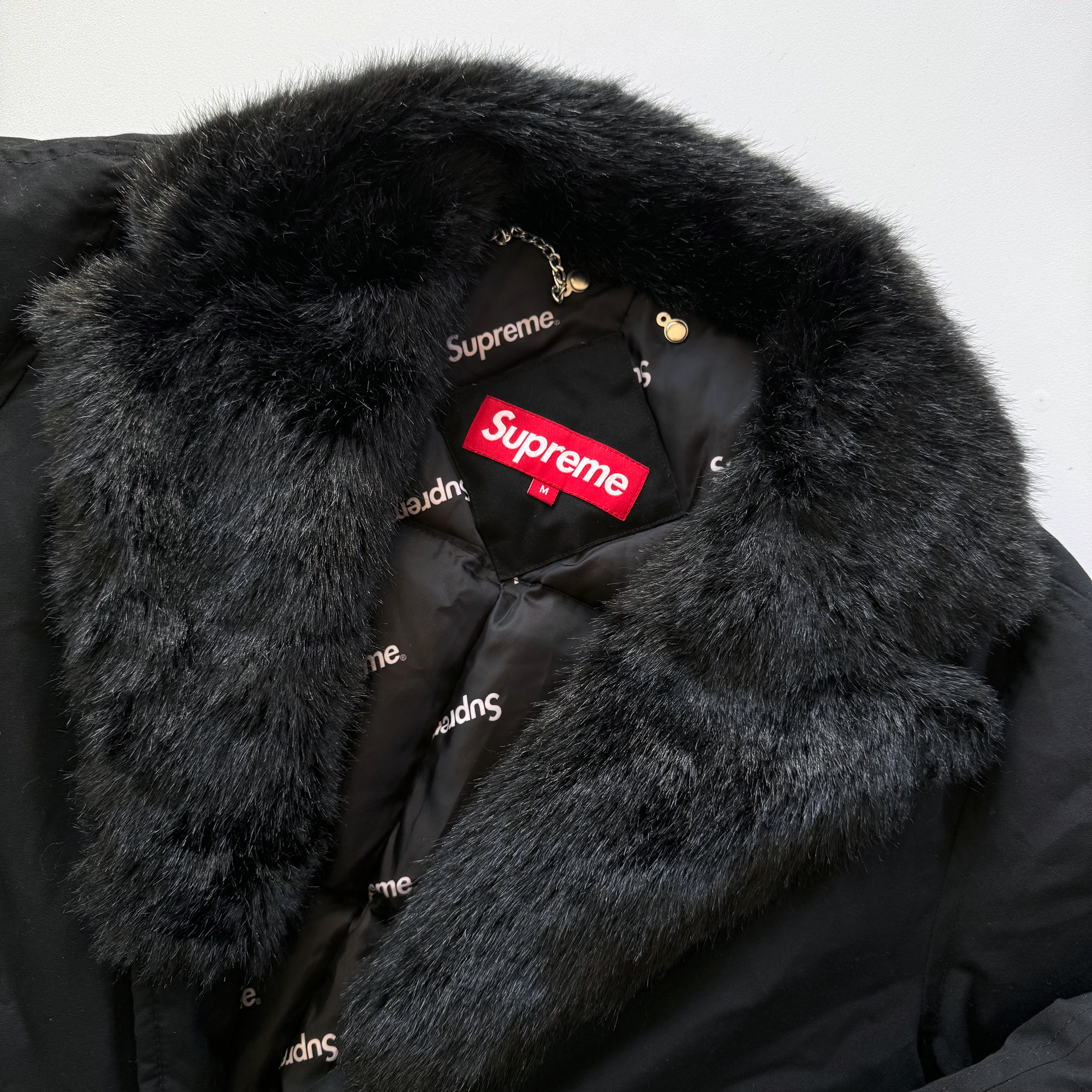 Supreme FW14 Down Trench Coat Jacket