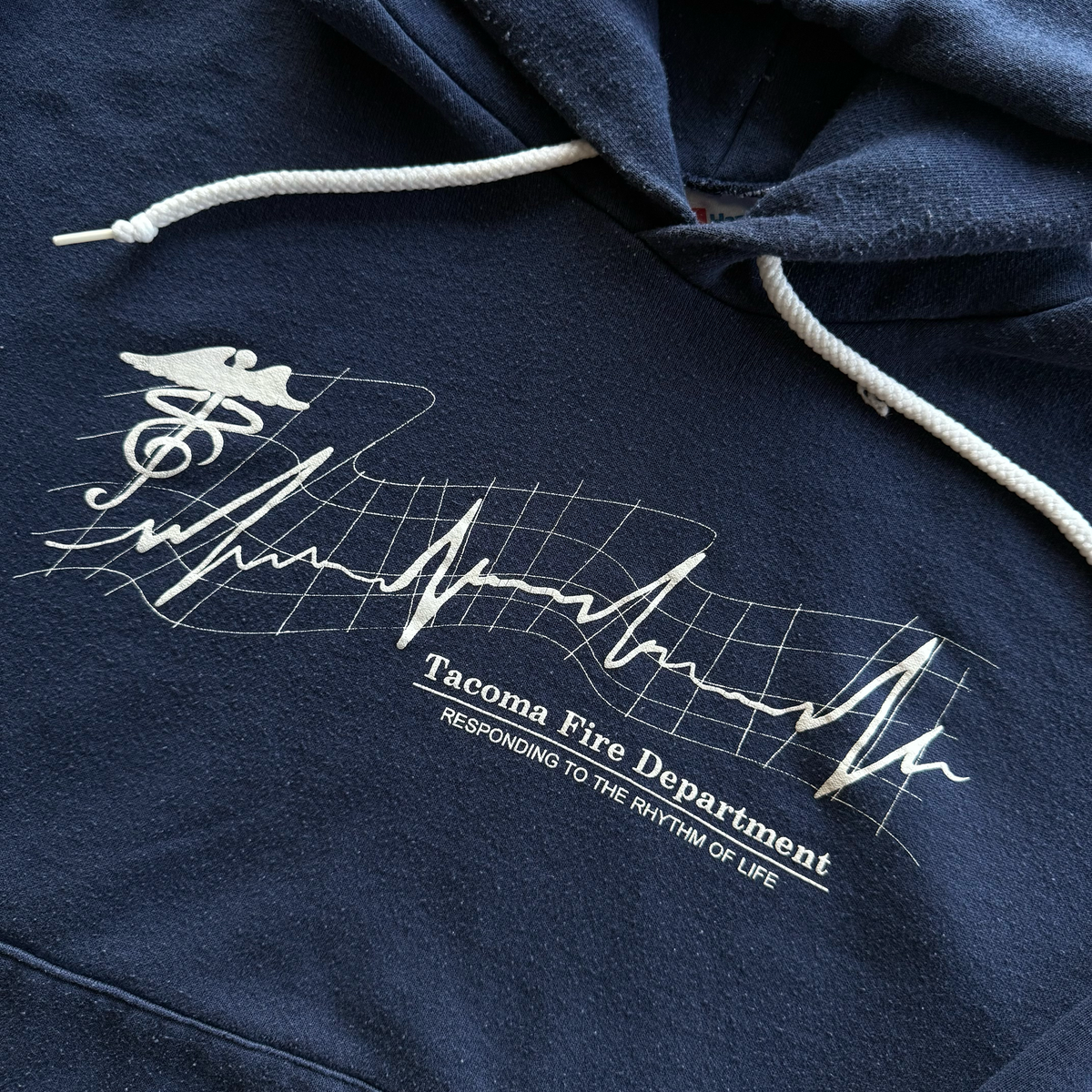Vintage 1990s Tacoma Fire Department Hanes Hoodie