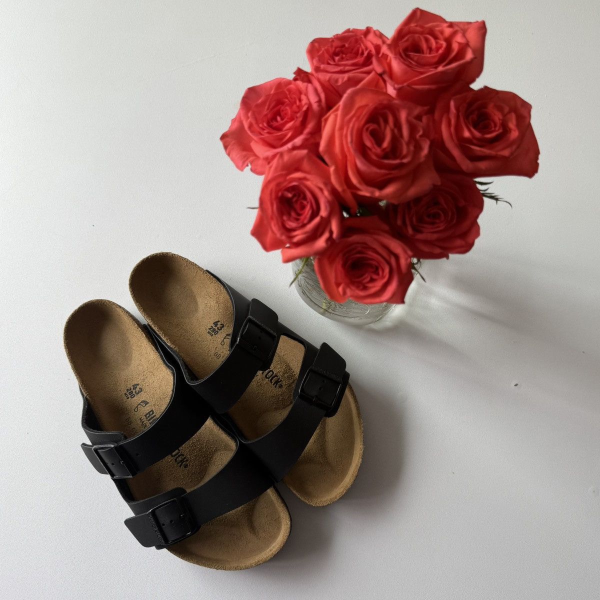 Birkenstock Arizona Black Sandals (Size 10)